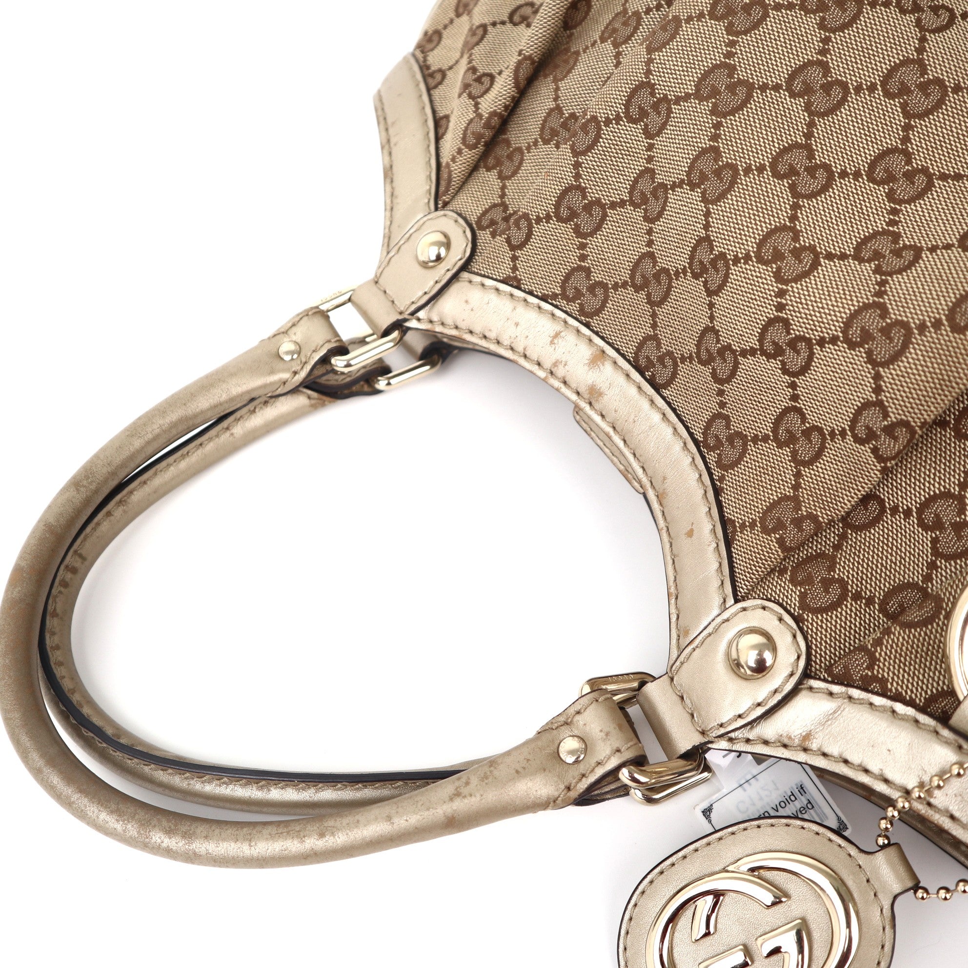 C1121 Gucci GG Canvas Medium Sukey Tote - Pre Owned