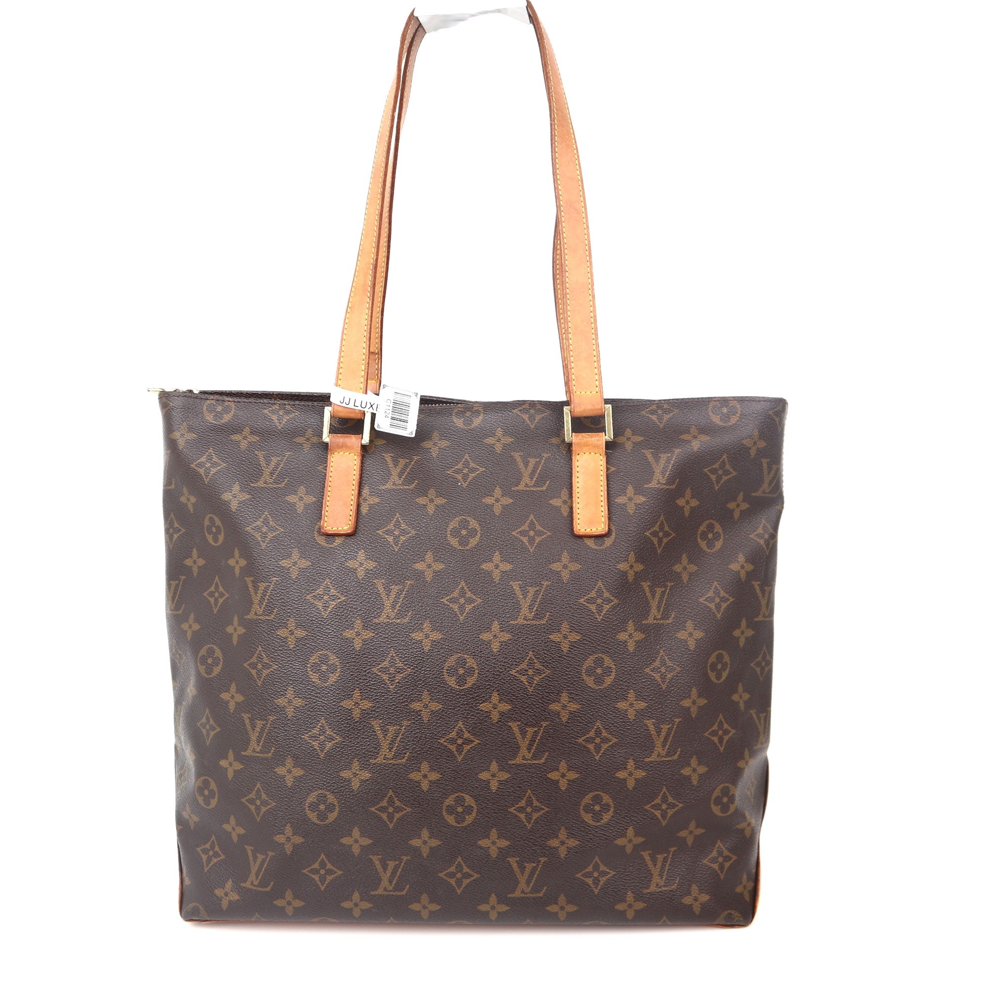 C1124 Louis Vuitton Cabas Mezzo Monogram Tote shoulder Bag-Pre Owned