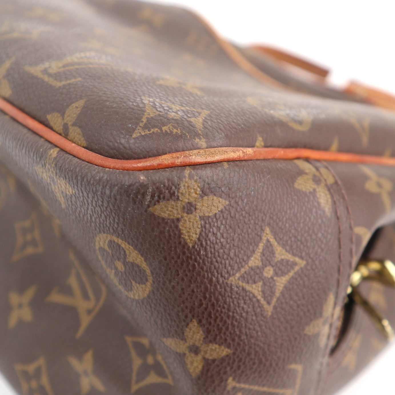 Louis Vuitton Monogram Deauville Shoulder Bag C1714 | Pre-Owned Very Good Brown Monogram Canvas