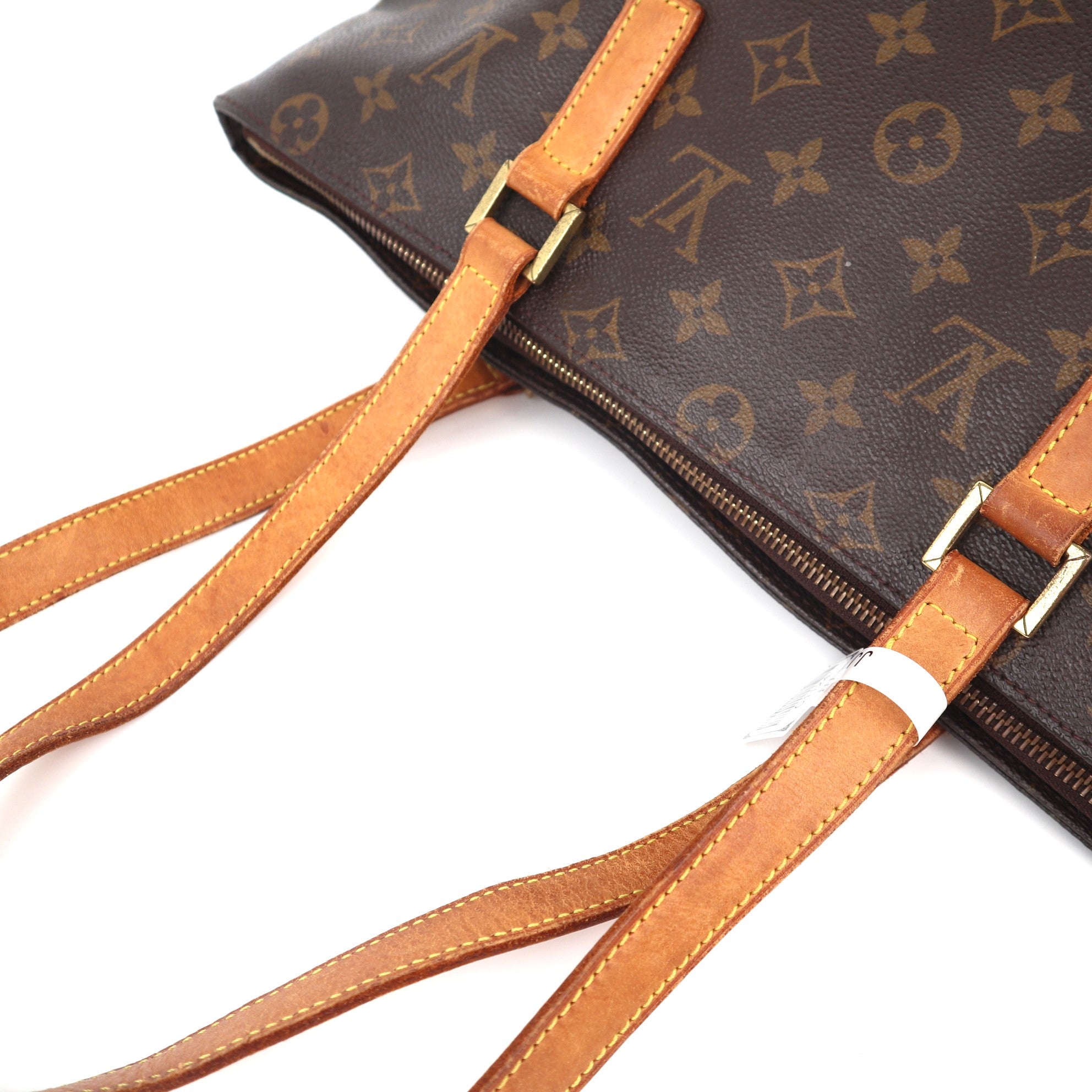 C1124 Louis Vuitton Cabas Mezzo Monogram Tote shoulder Bag-Pre Owned