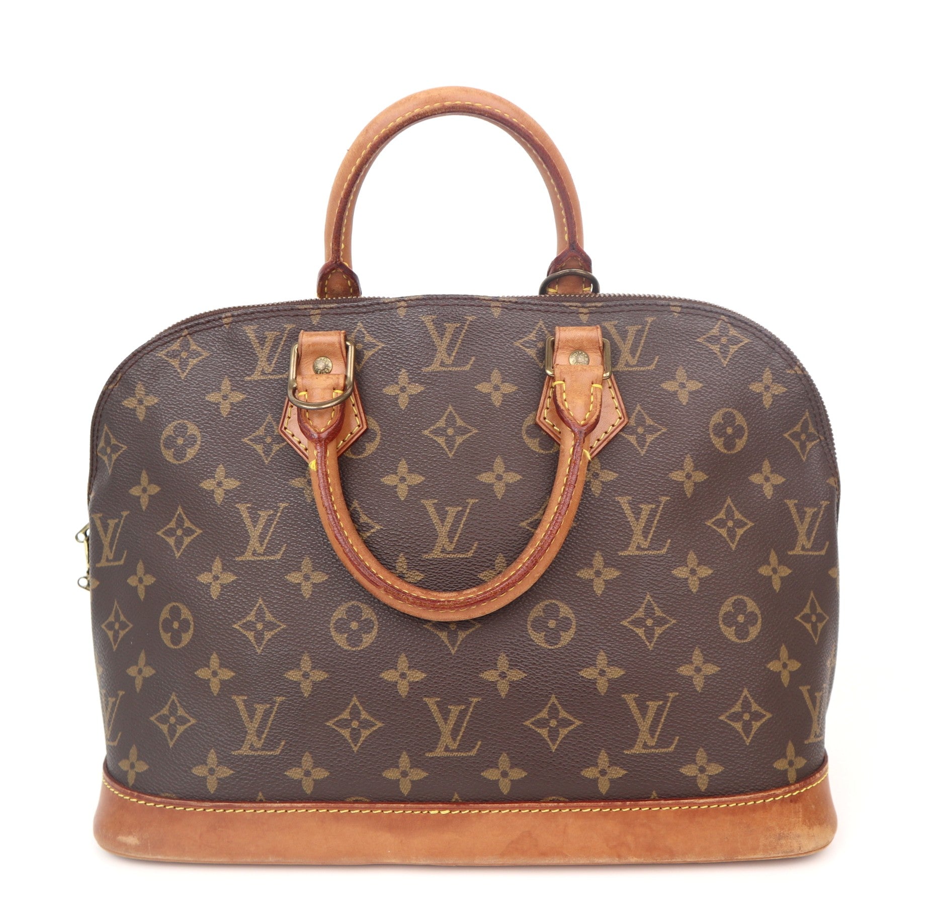 C1126 Louis Vuitton Monogram Canvas Alma MM Bag-Pre Owned