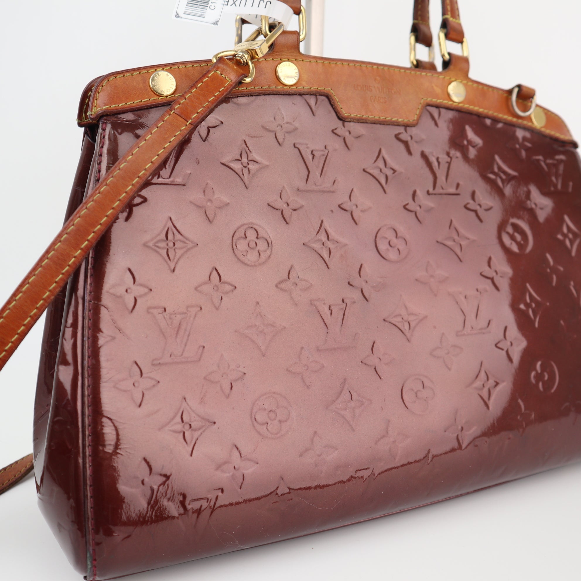 Louis Vuitton Monogram Brea Vernis MM Shoulder Bag C1718 | Pre-Owned Good Brown Monogram Canvas