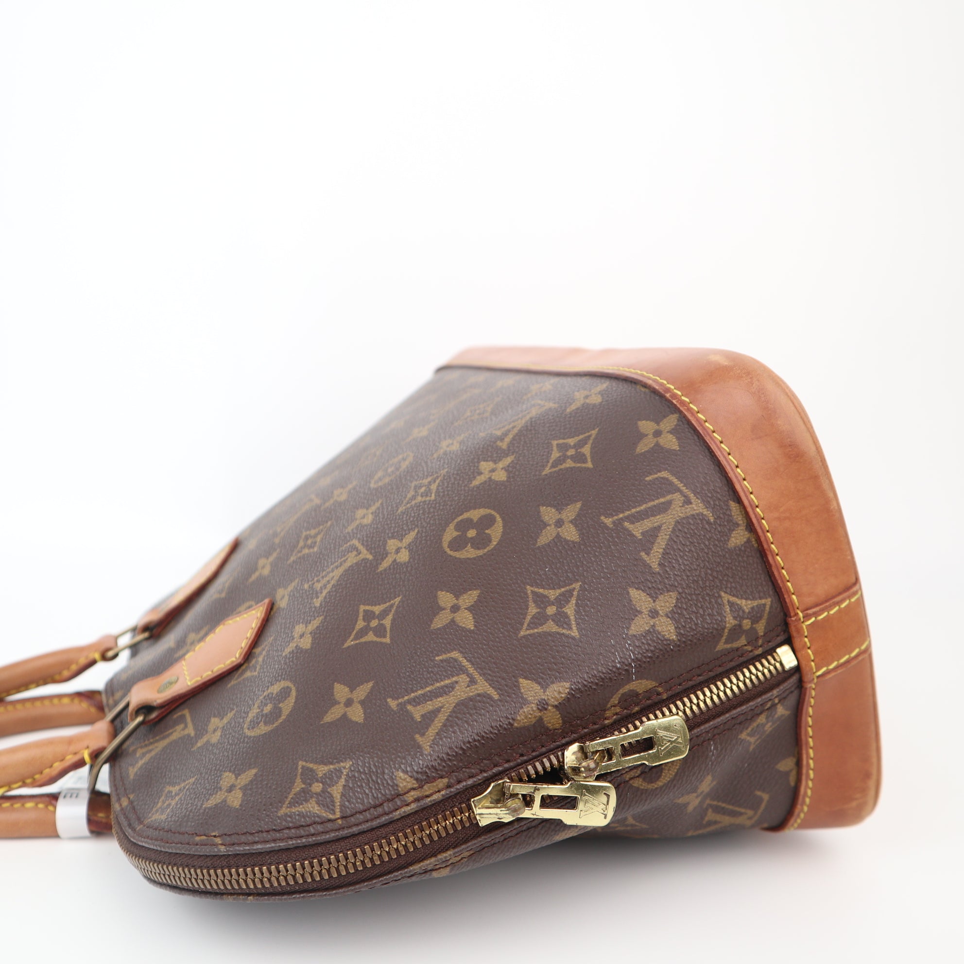 C1126 Louis Vuitton Monogram Canvas Alma MM Bag-Pre Owned