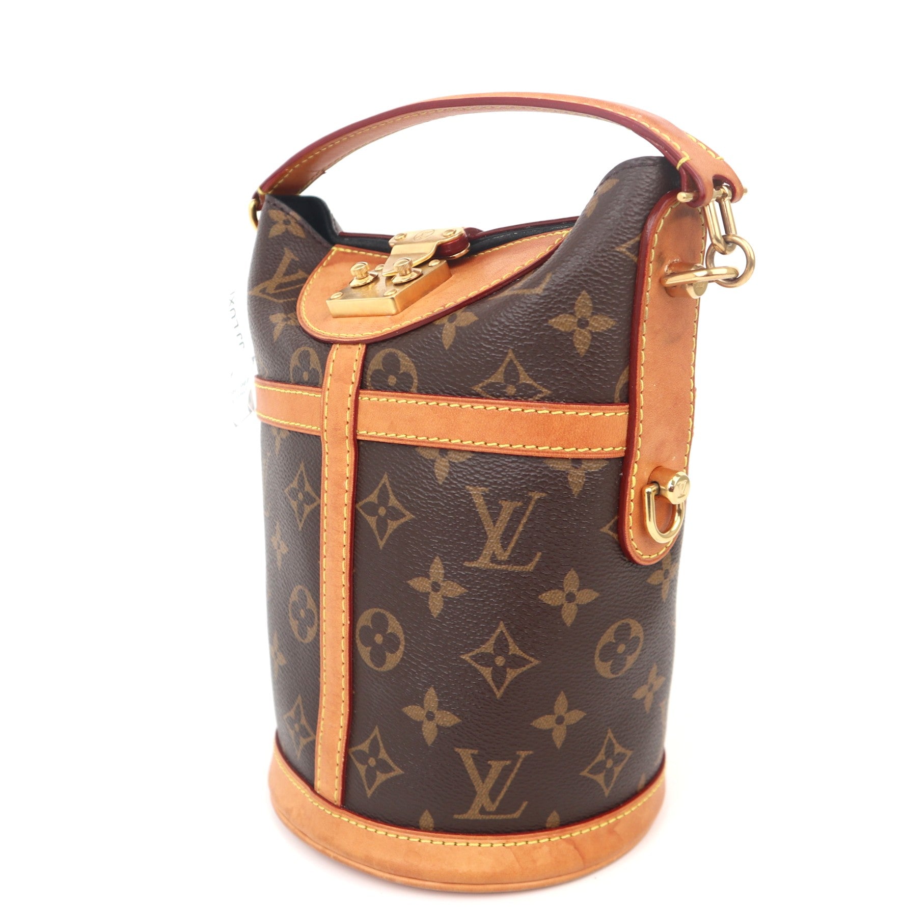 C1128 Louis Vuitton Monogram Canvas Duffle Bucket Bag-Pre Owned