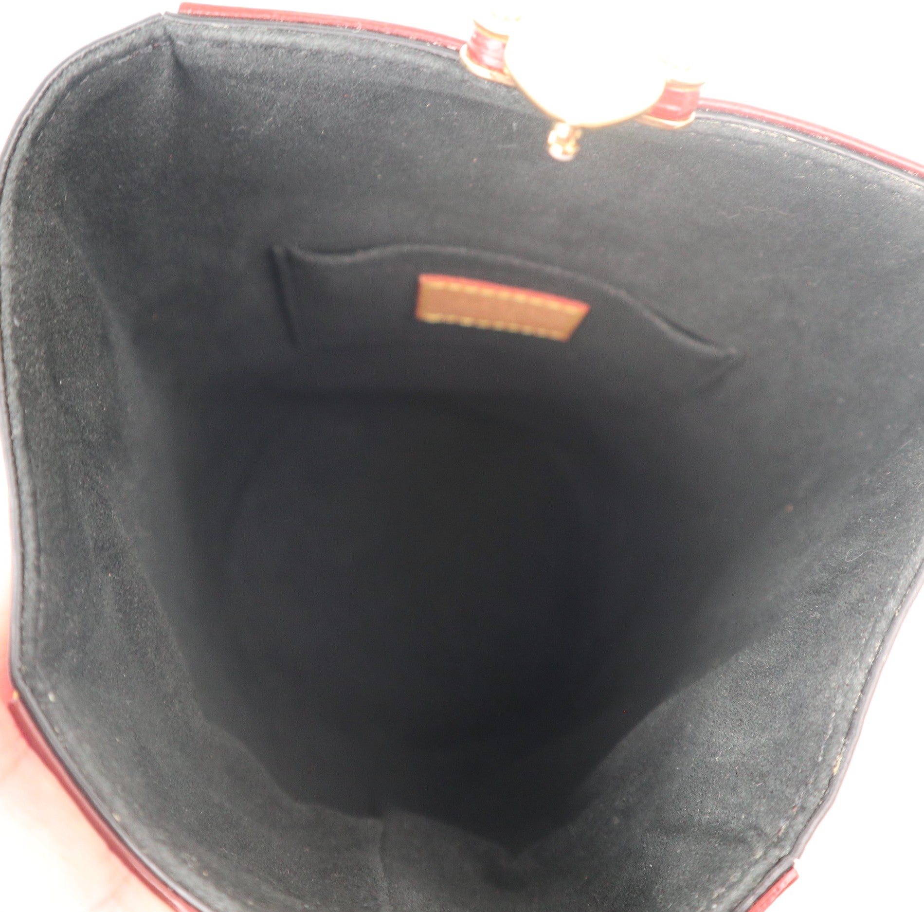 C1128 Louis Vuitton Monogram Canvas Duffle Bucket Bag-Pre Owned
