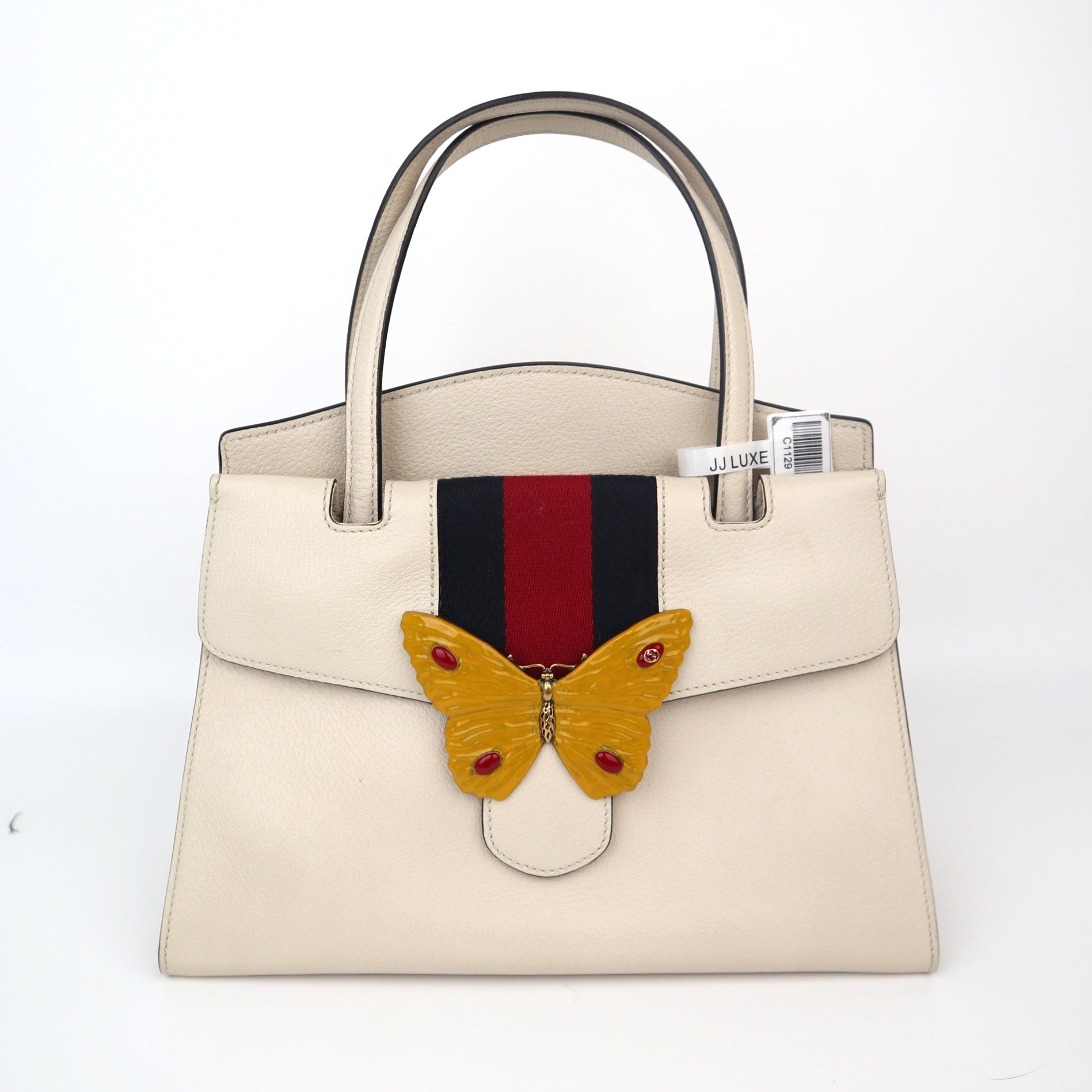 C1129 Gucci Medium Butterfly Totem Tote Bag- Pre Owned