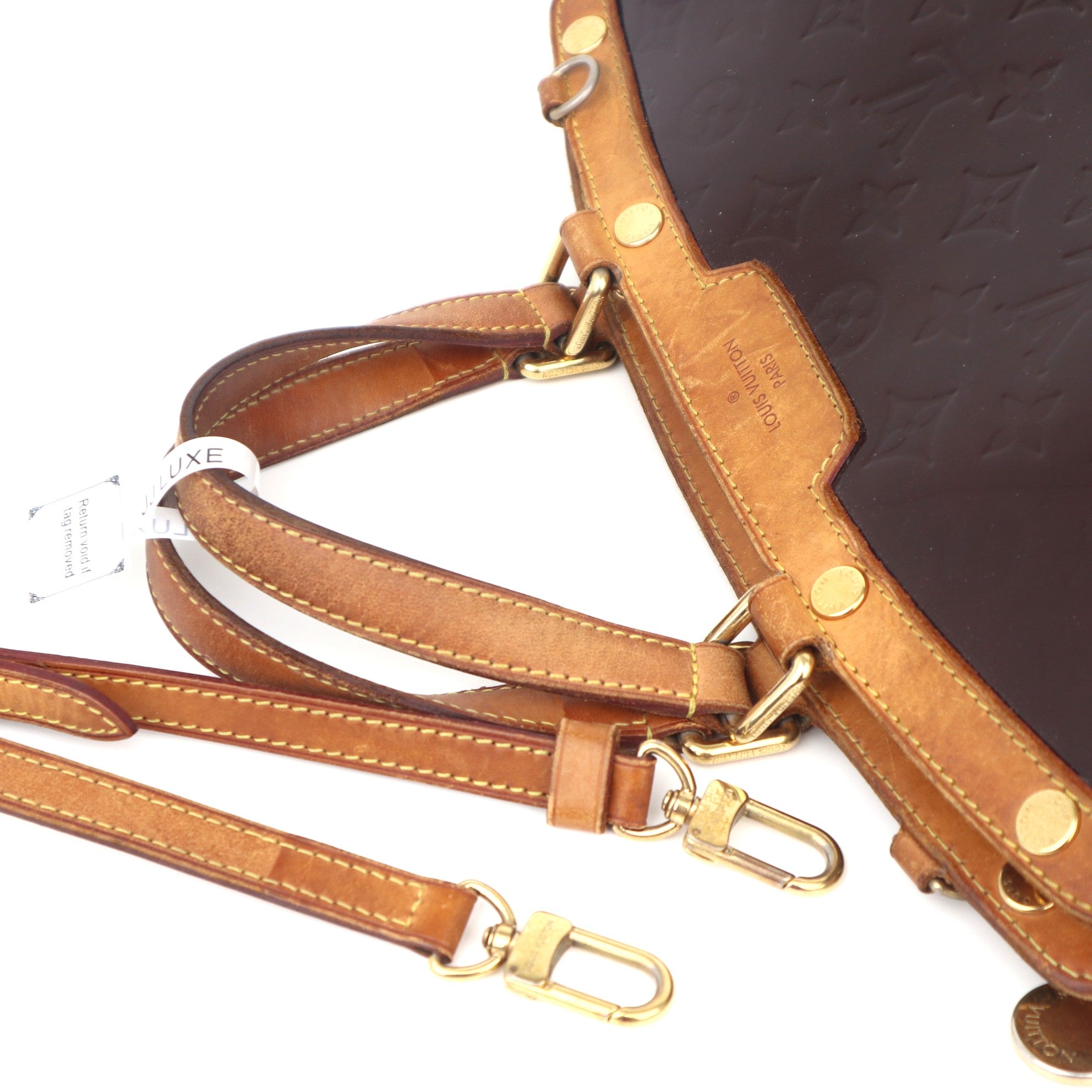 C1131 Louis Vuitton Monogram Vernis Brea GM Bag-Pre Owned