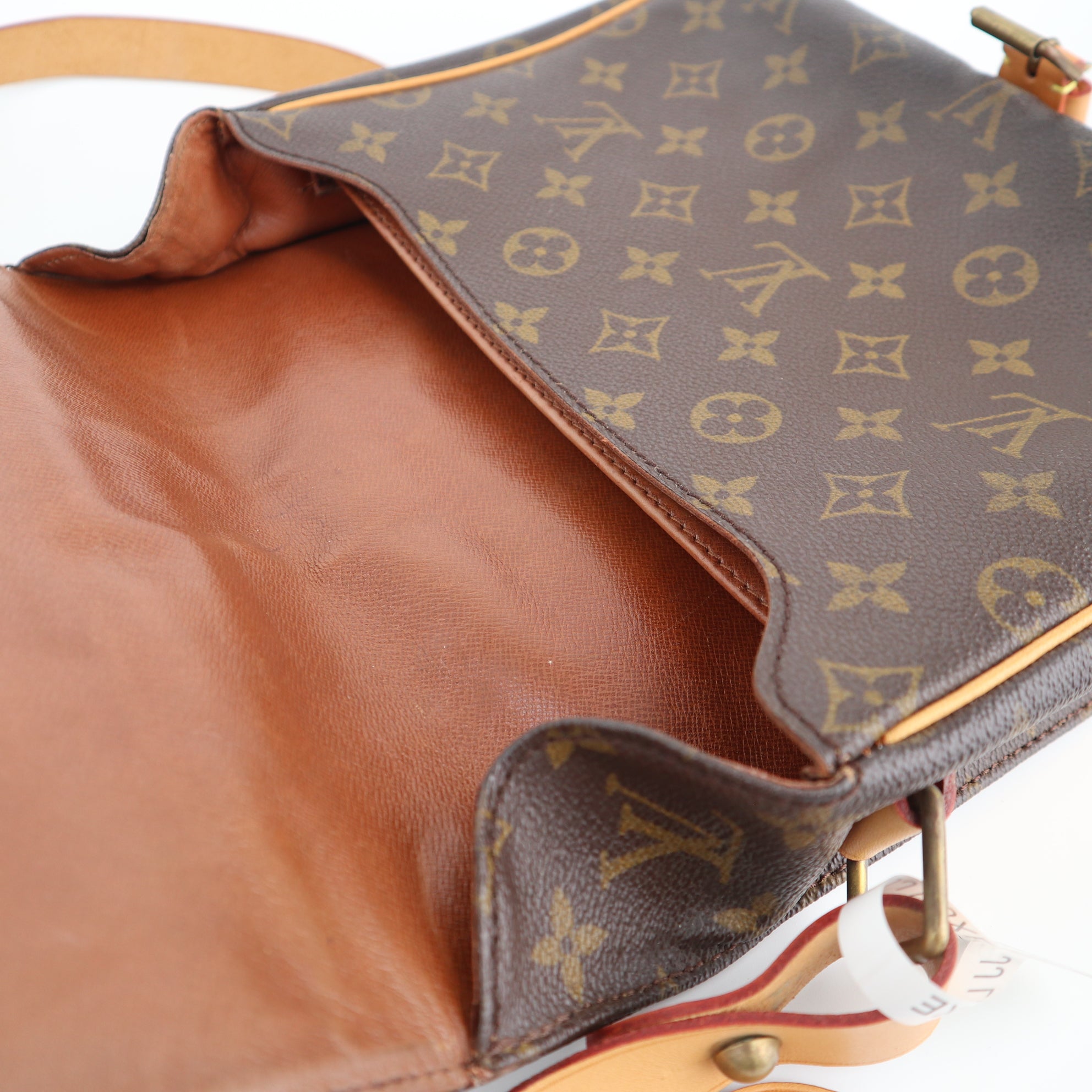Louis Vuitton Monogram Cartouchiere GM Shoulder Bag C1733R | Pre-Owned Excellent Brown Monogram Canvas