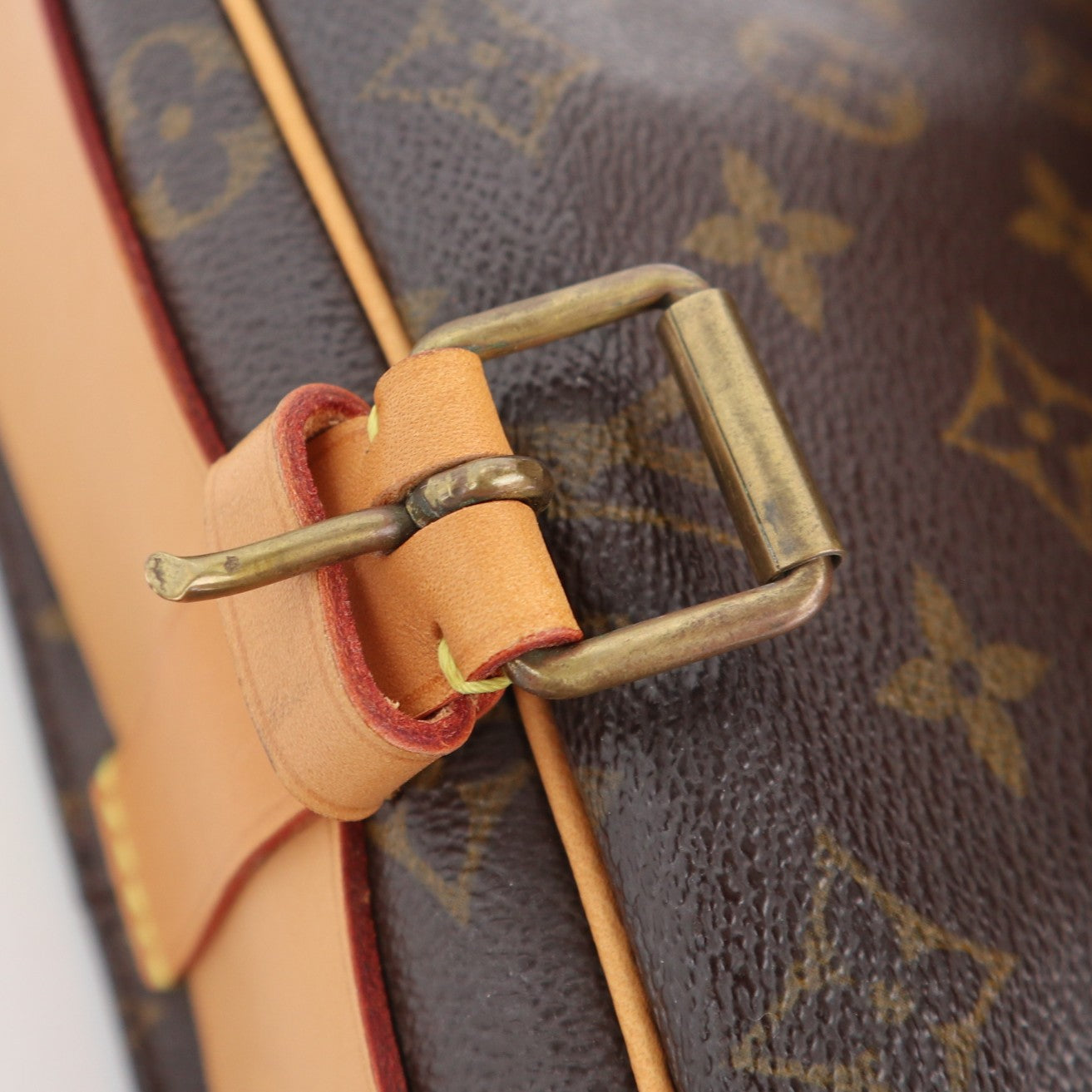 Louis Vuitton Monogram Cartouchiere GM Shoulder Bag C1733R | Pre-Owned Excellent Brown Monogram Canvas