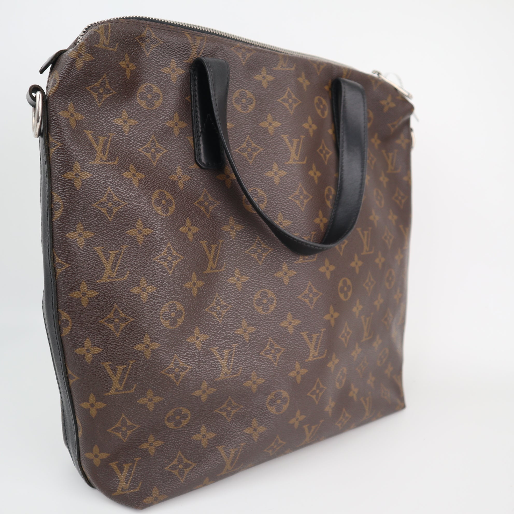 Louis Vuitton Monogram Macassar Canvas Kitan Shoulder Bag C1735 | Pre-Owned Very Good Black Monogram, Macassar Canvas