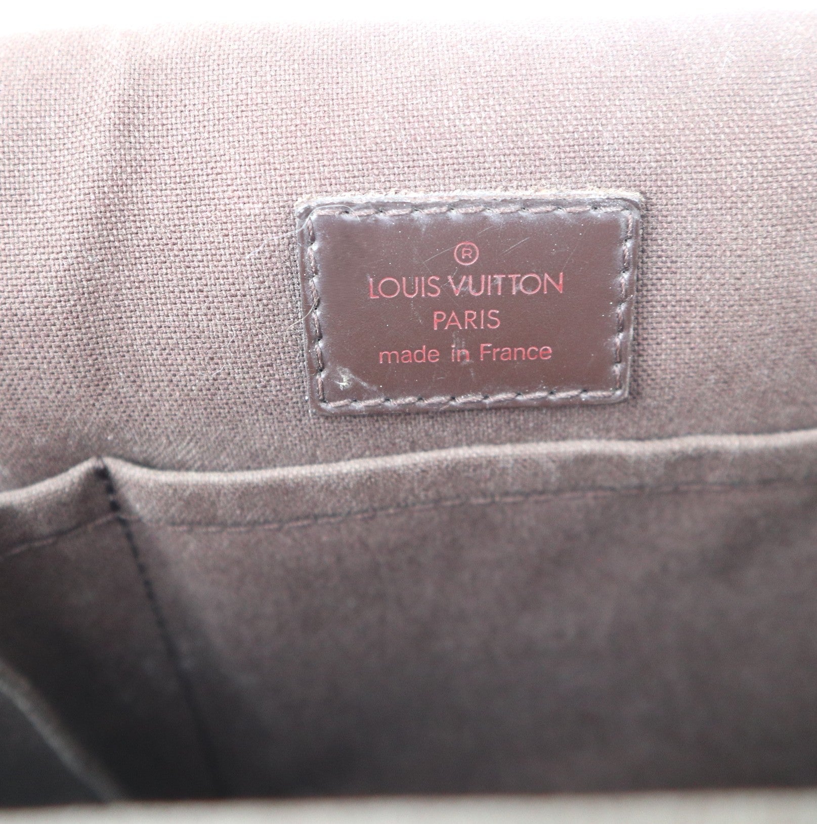 C1138 Louis Vuitton Damier Canvas Melville Reporter Bag-Pre Owned