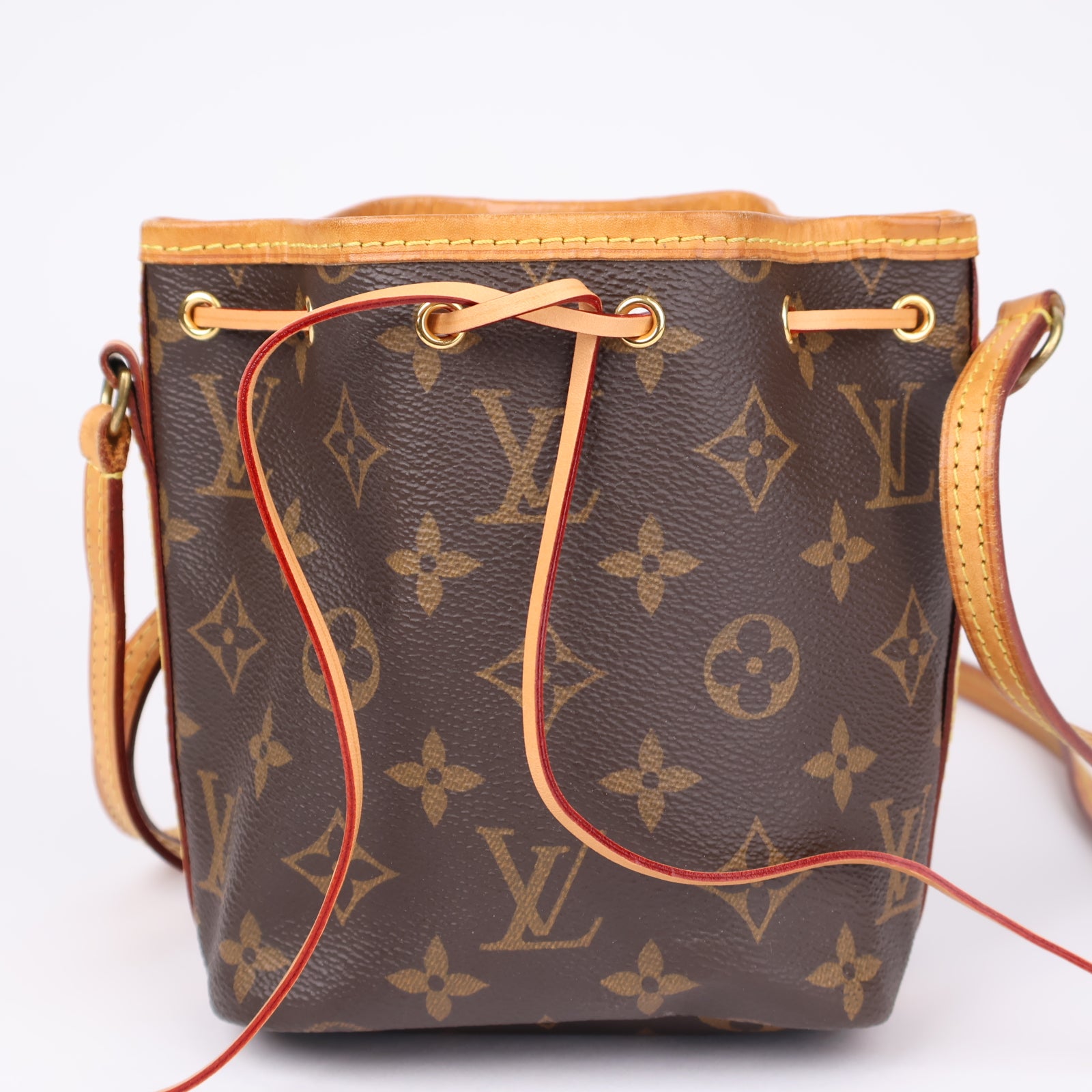 J1262 Louis Vuitton Monogram Coated Canvas Nano Noé- Pre Owned