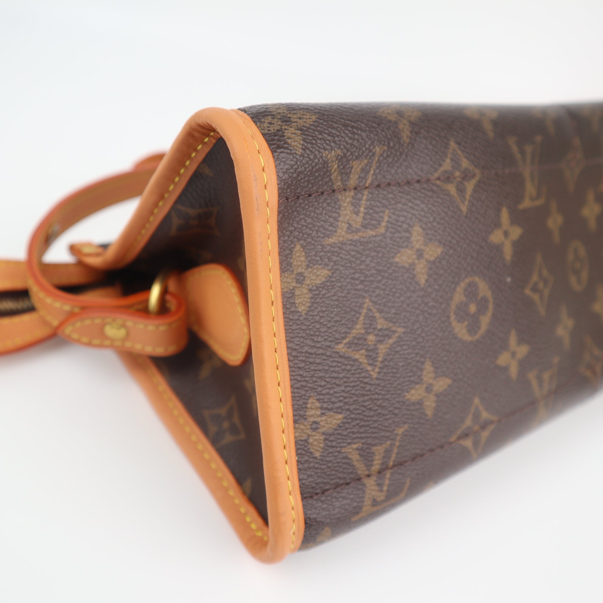 Louis Vuitton Monogram Canvas Popincourt Long Shoulder Bag C1745R | Pre-Owned Excellent Brown Monogram Canvas
