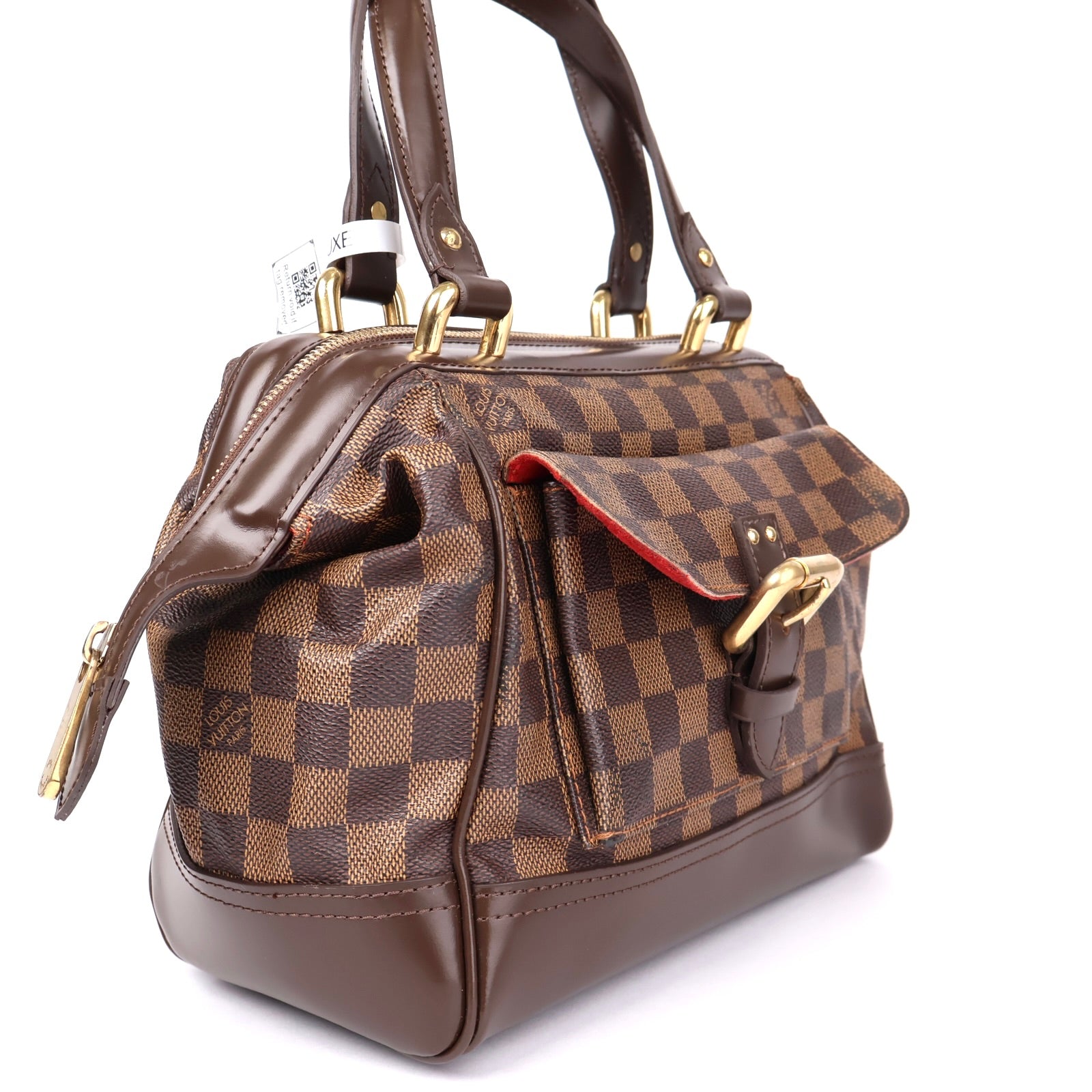 J1260 Louis Vuitton Handbag Damier Knightsbridge Ebene- Pre Owned
