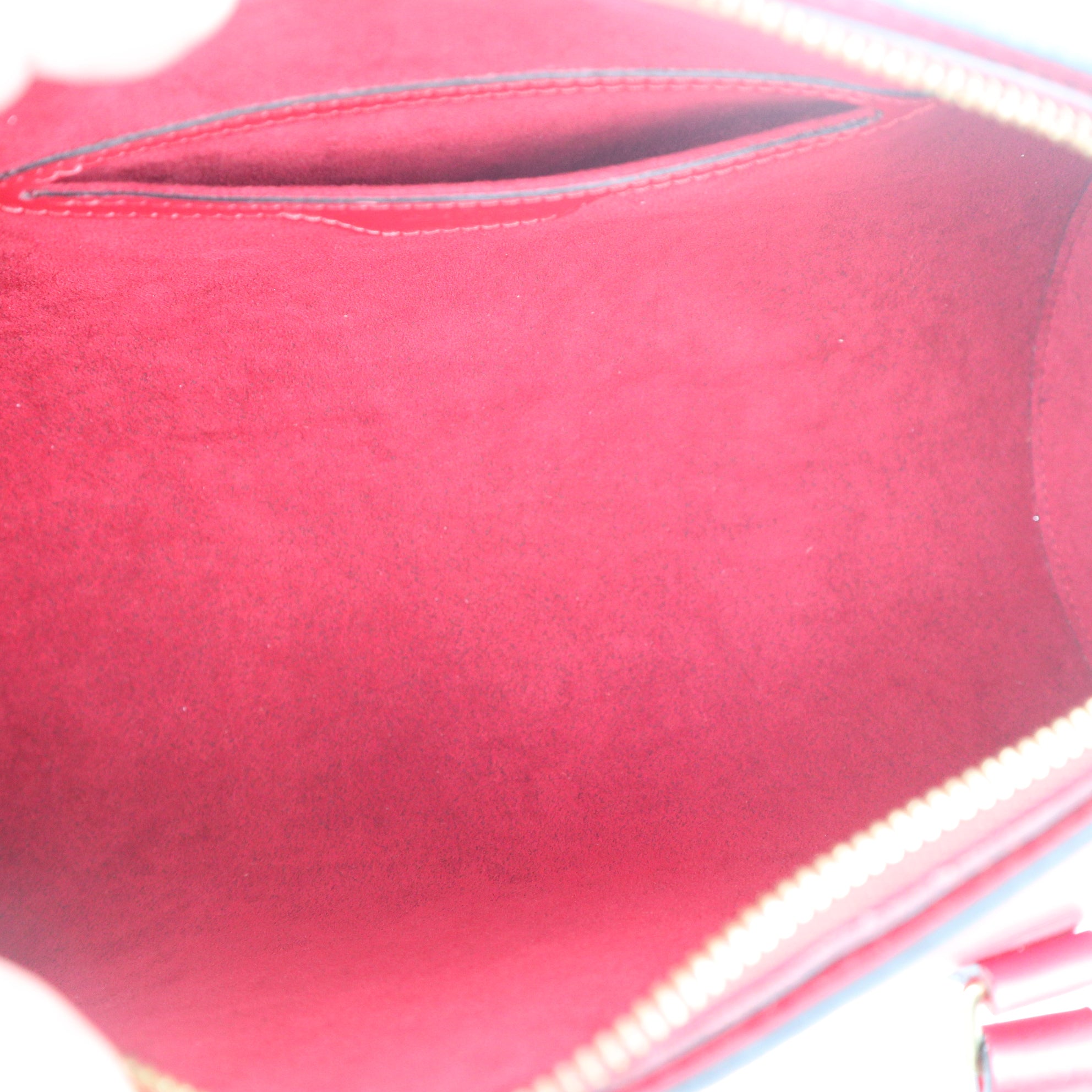 C1150 Louis Vuitton Epi Soufflot Castillan Red-Pre Owned