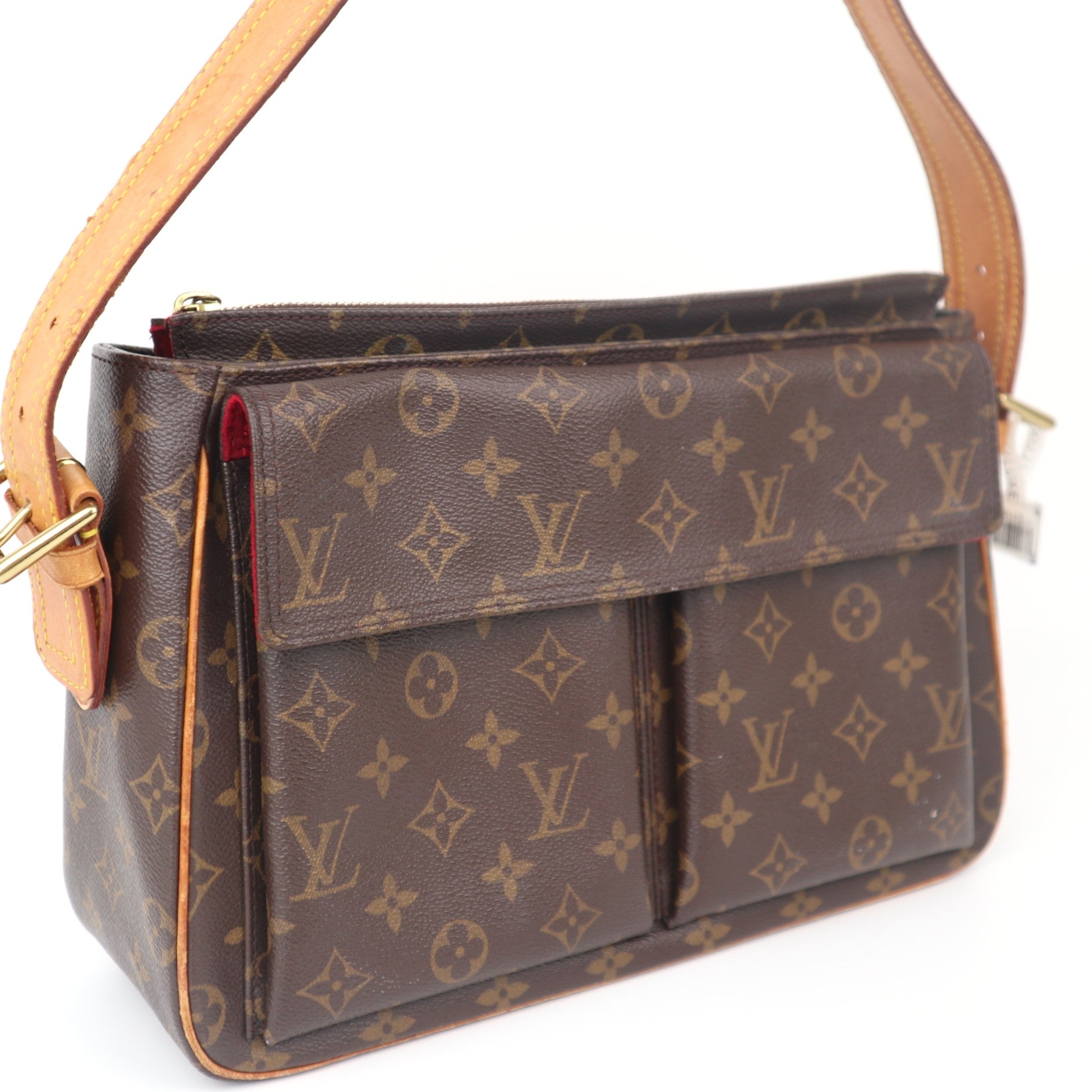 C1152 Louis Vuitton Monogram Viva-cite GM Shoulder Bag-Pre Owned