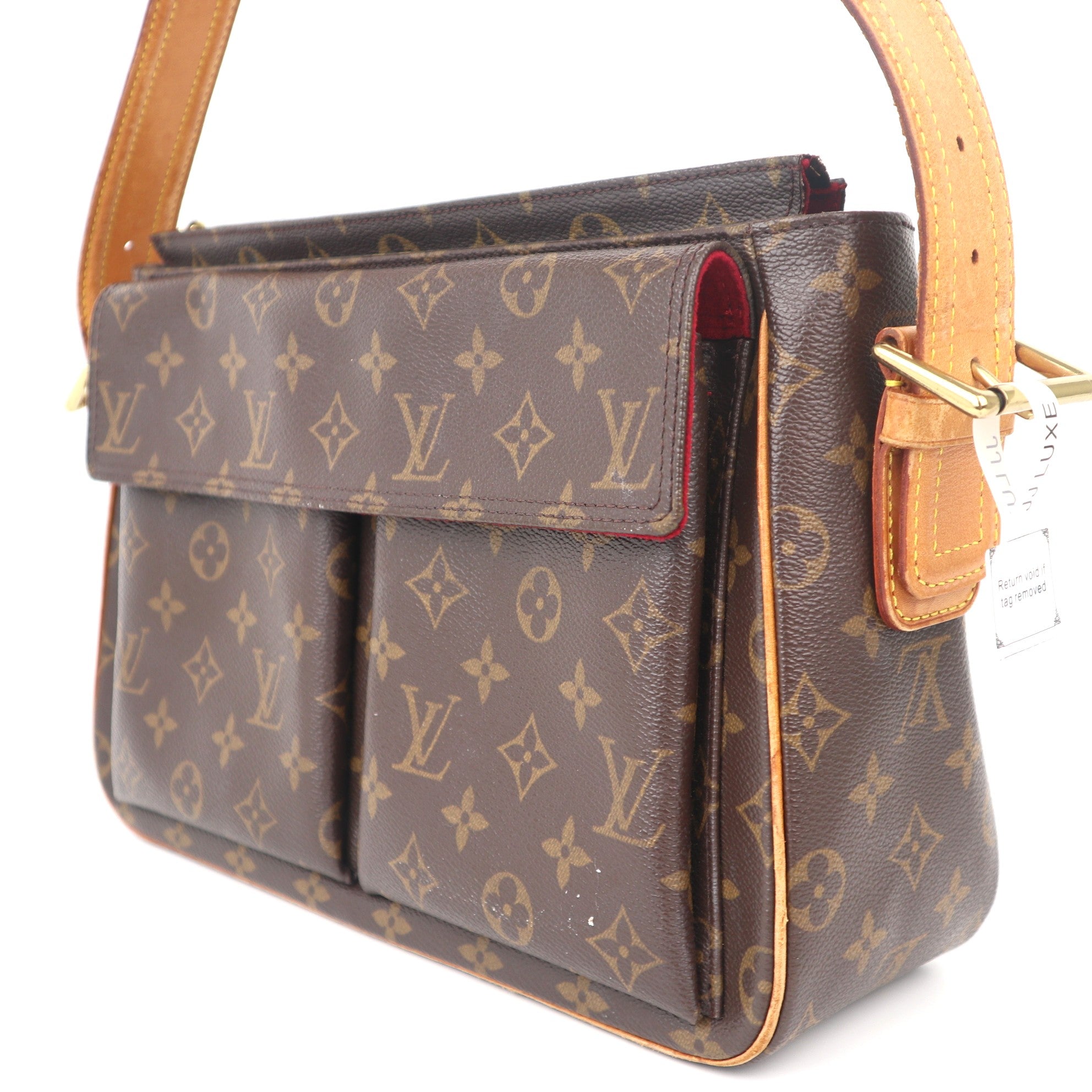 C1152 Louis Vuitton Monogram Viva-cite GM Shoulder Bag-Pre Owned