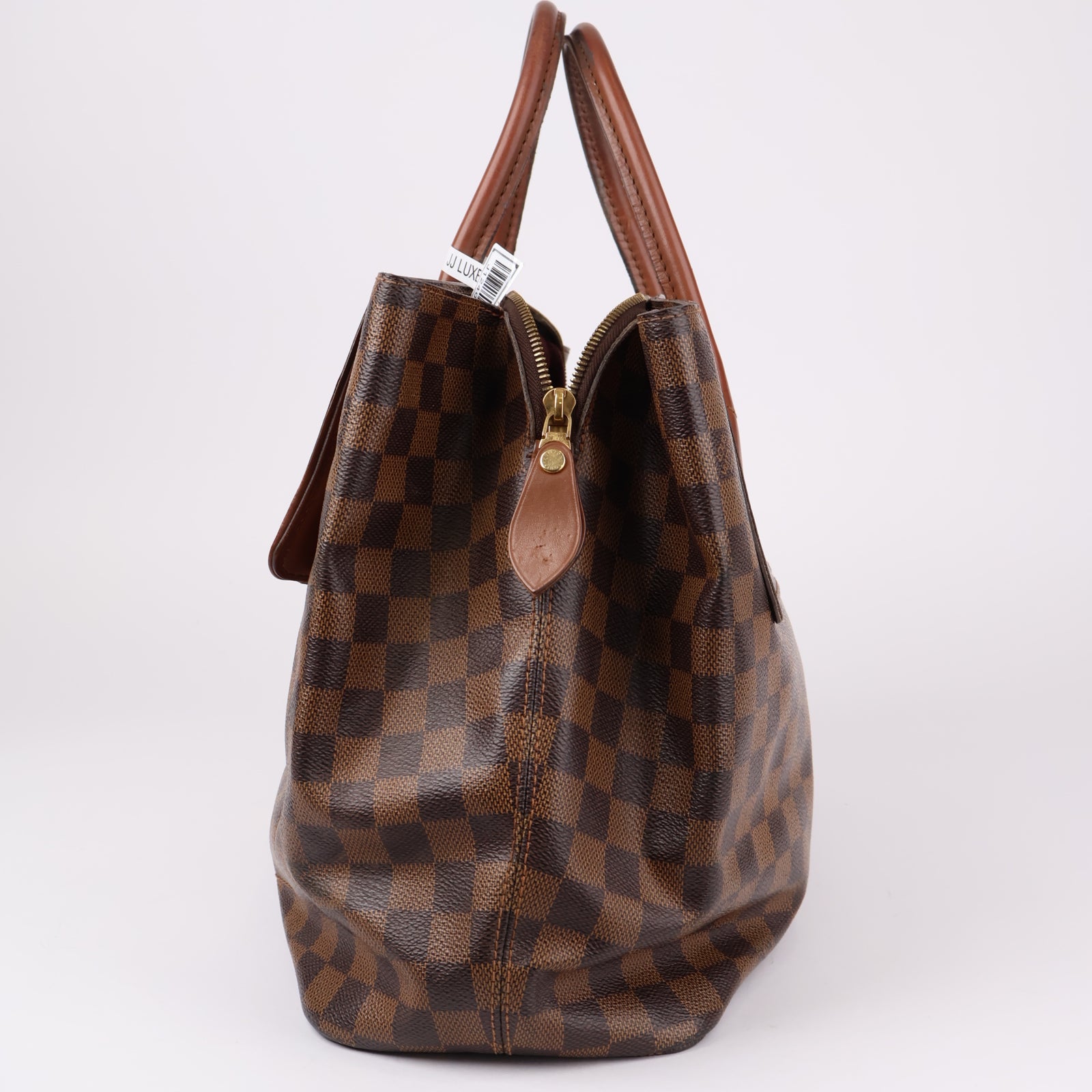 J1240-Louis Vuitton Damier Ascot Handbag Damier ebene- Pre Owned