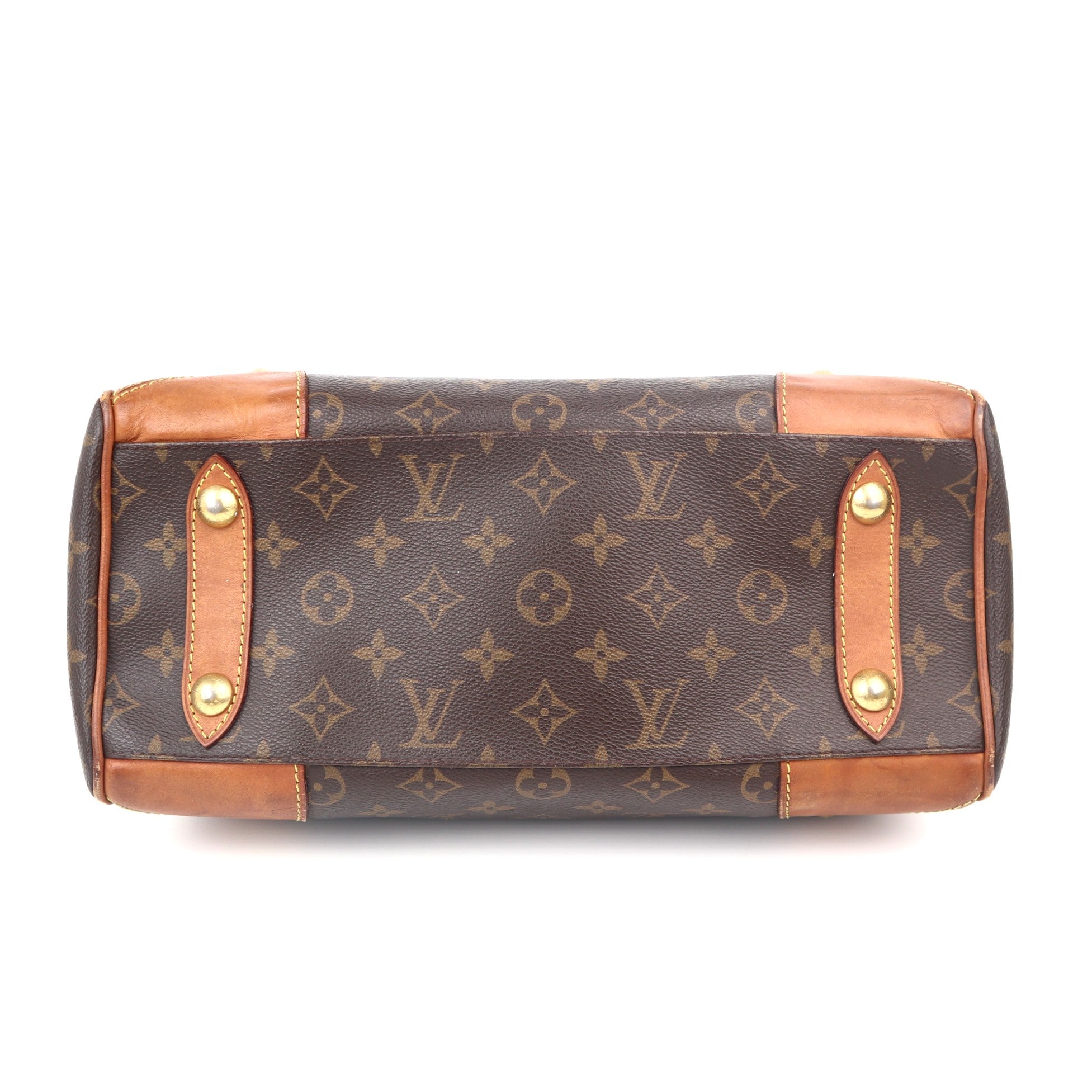 C1157 Louis Vuitton Retiro Shoulder Handbag Monogram Canvas Leather-Pre Owned