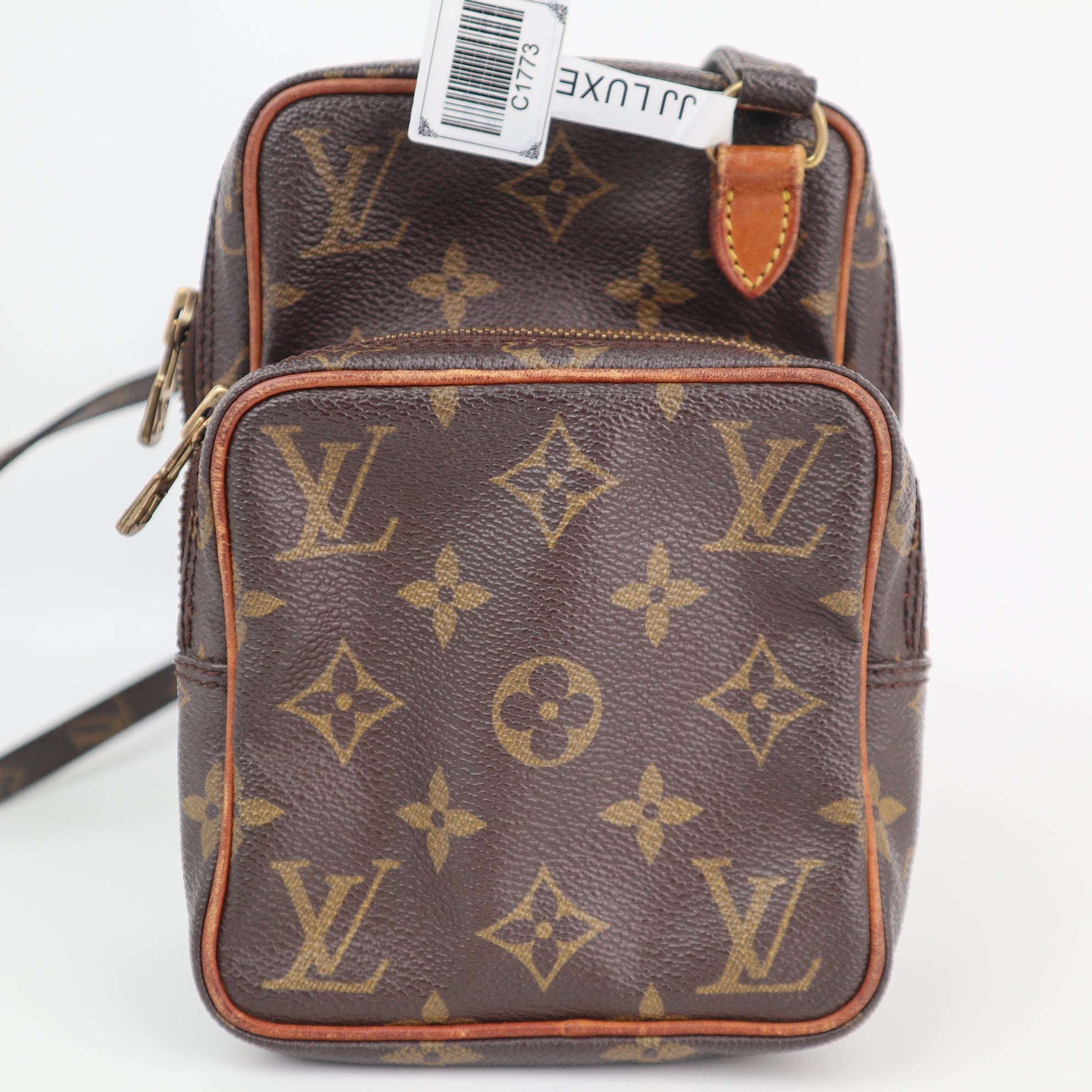 Louis Vuitton Monogram Amazone Shoulder Bag C1773 | Pre-Owned Good Brown Monogram Canvas