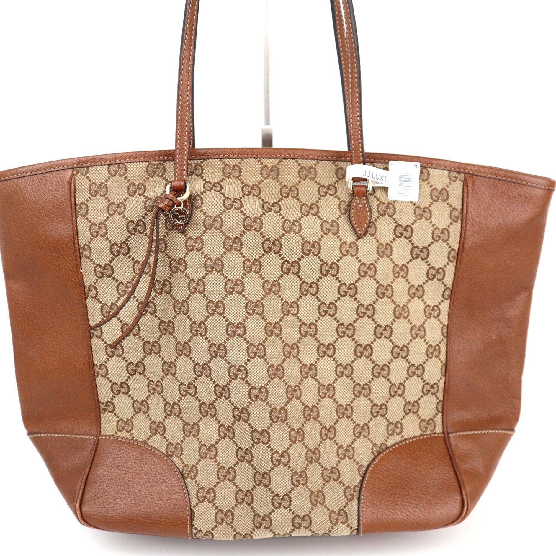 Gucci GG Canvas Bree Tote Bag Tote Bag C1785 | Pre-Owned Very Good Brown GG Canvas