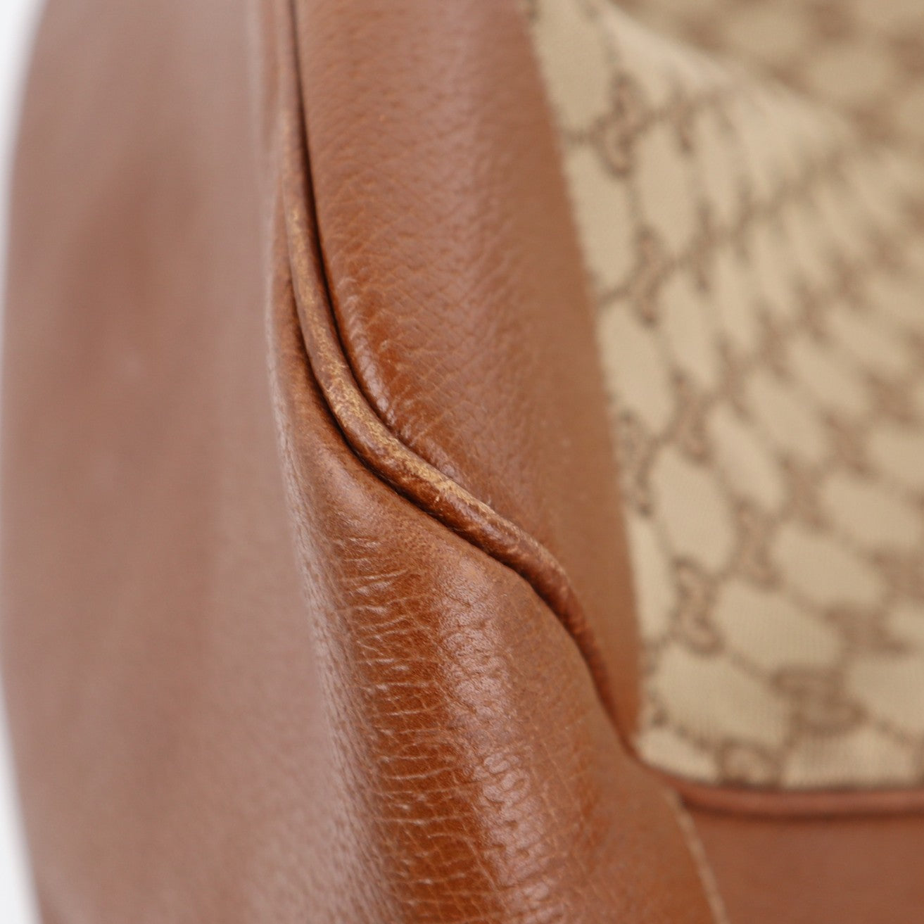 Gucci GG Canvas Bree Tote Bag Tote Bag C1785 | Pre-Owned Very Good Brown GG Canvas