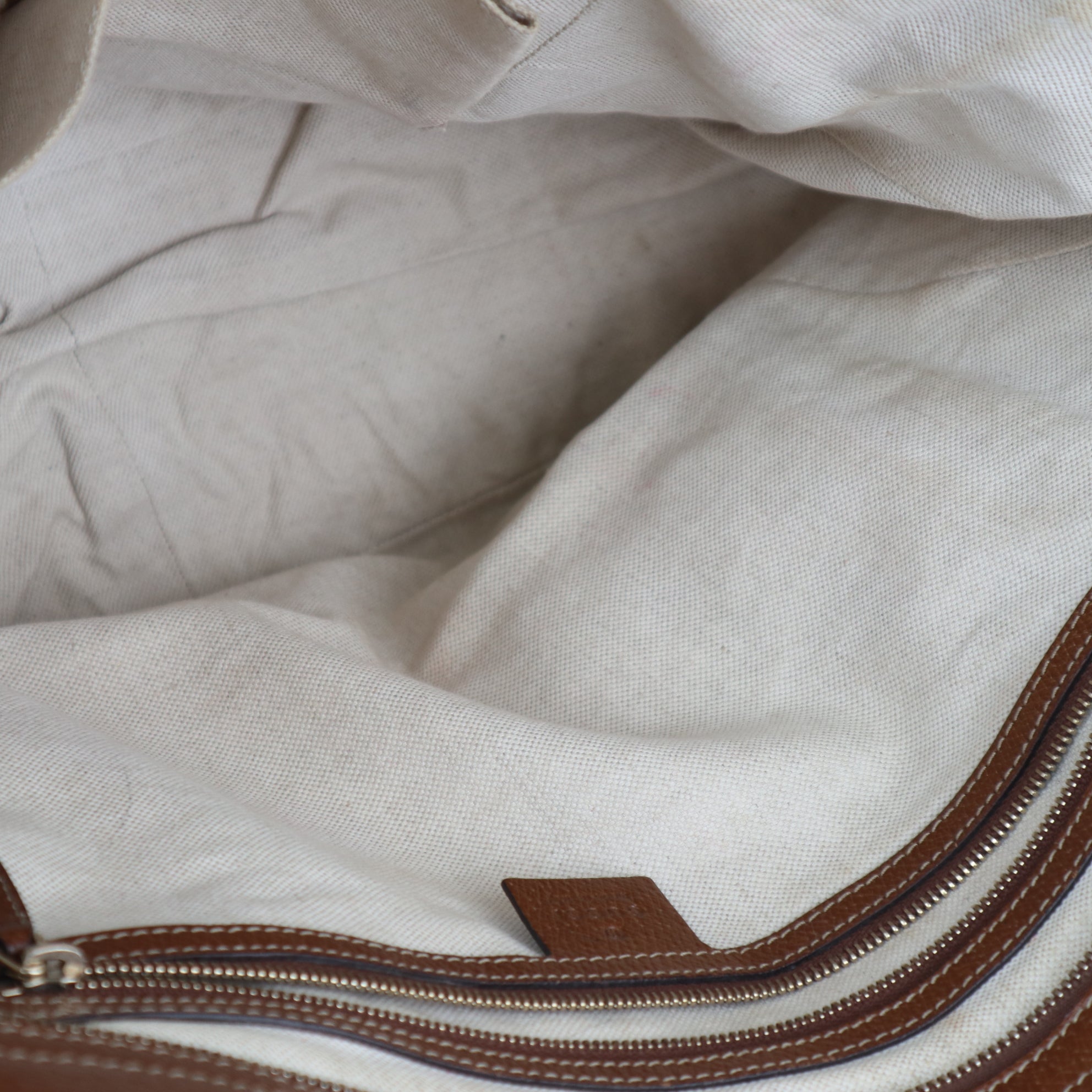 Gucci GG Canvas Bree Tote Bag Tote Bag C1785 | Pre-Owned Very Good Brown GG Canvas