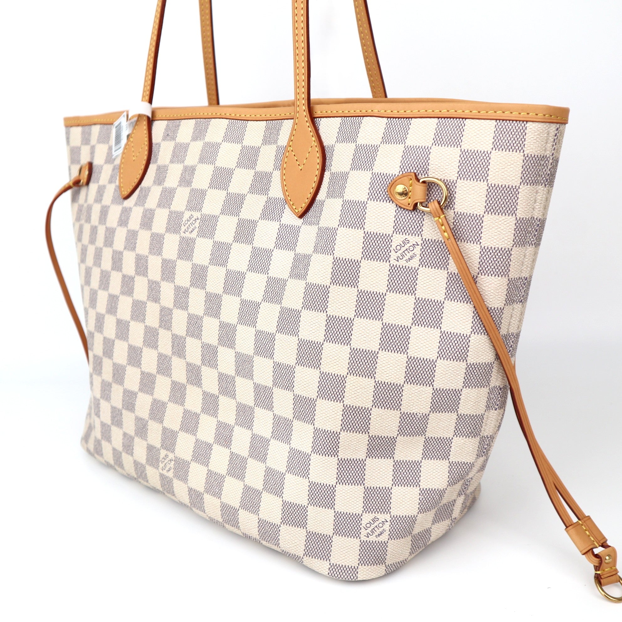 C1169 Louis Vuitton Damier Azur Neverfull MM-Pre Owned