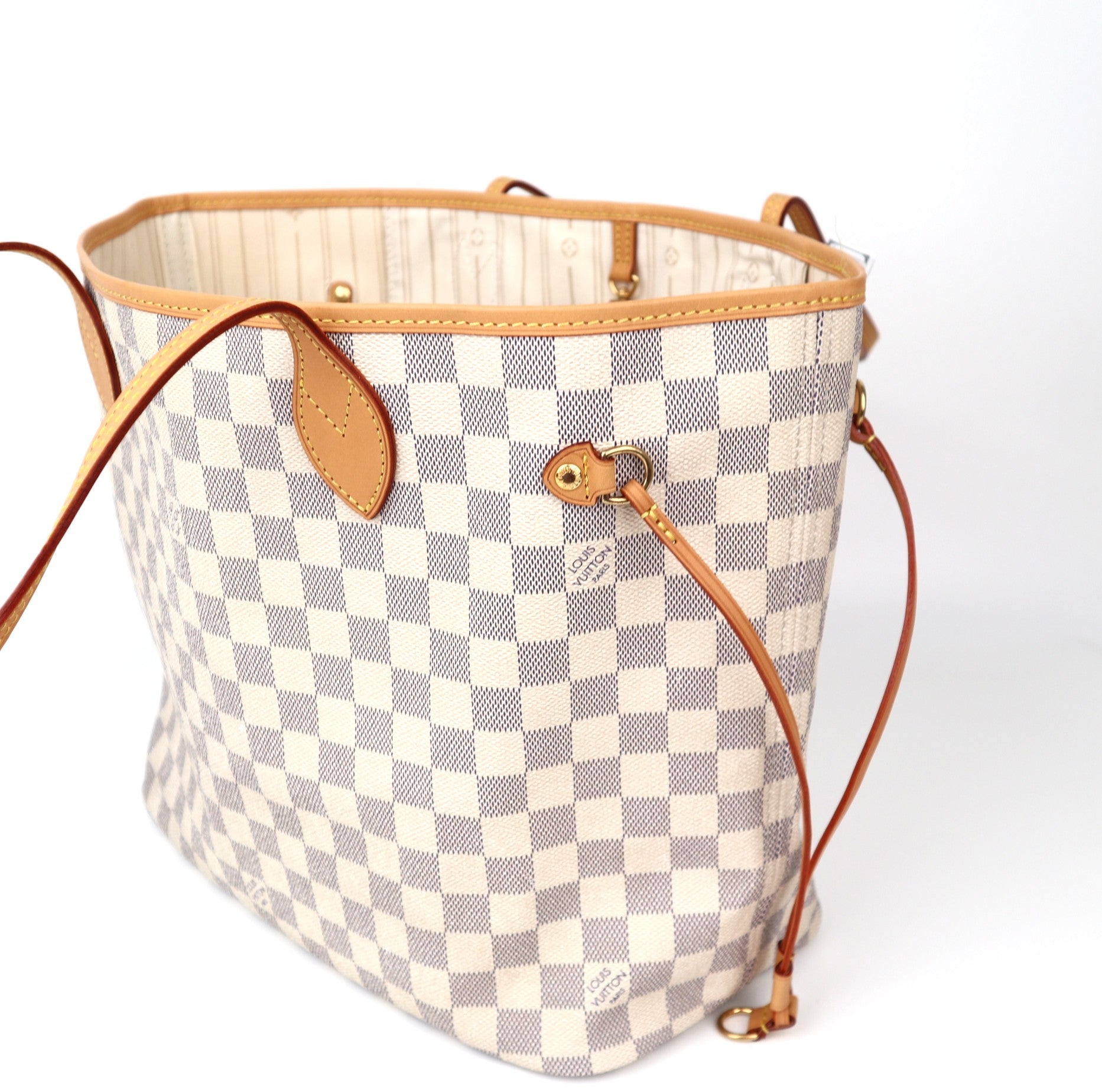 C1169 Louis Vuitton Damier Azur Neverfull MM-Pre Owned