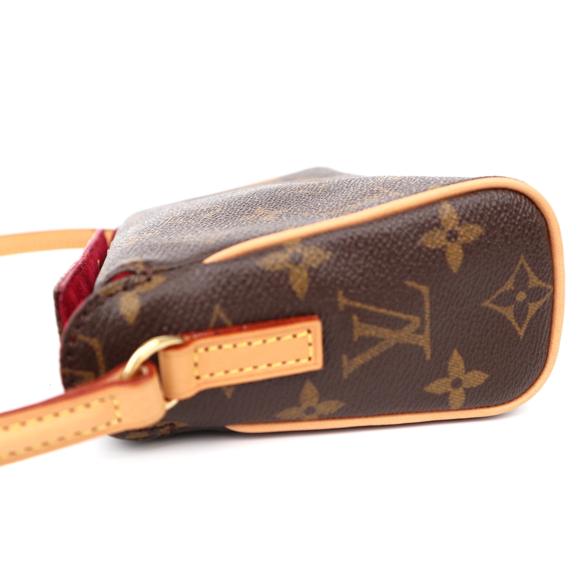 C1163 Louis Vuitton Brown Monogram Recital Bag-Pre Owned