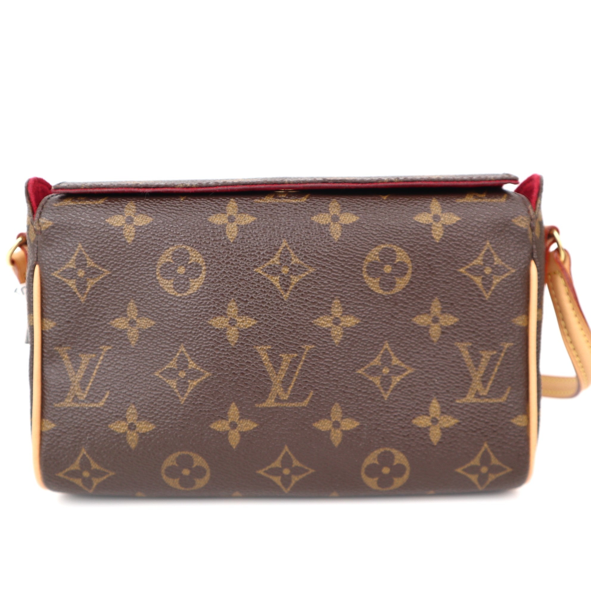 C1163 Louis Vuitton Brown Monogram Recital Bag-Pre Owned