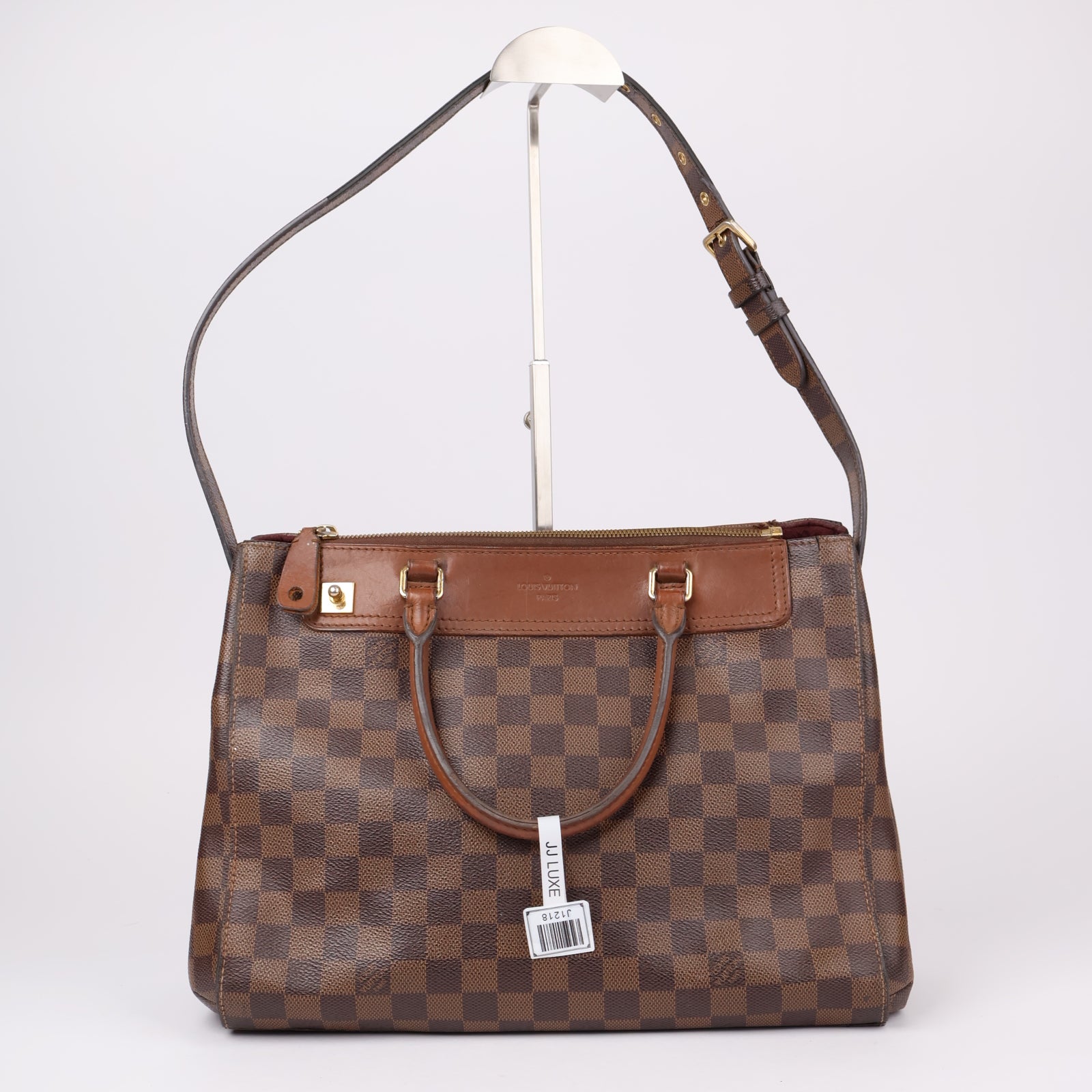 J1218-Louis Vuitton Damier Ebene Greenwich Bag-- Pre Owned