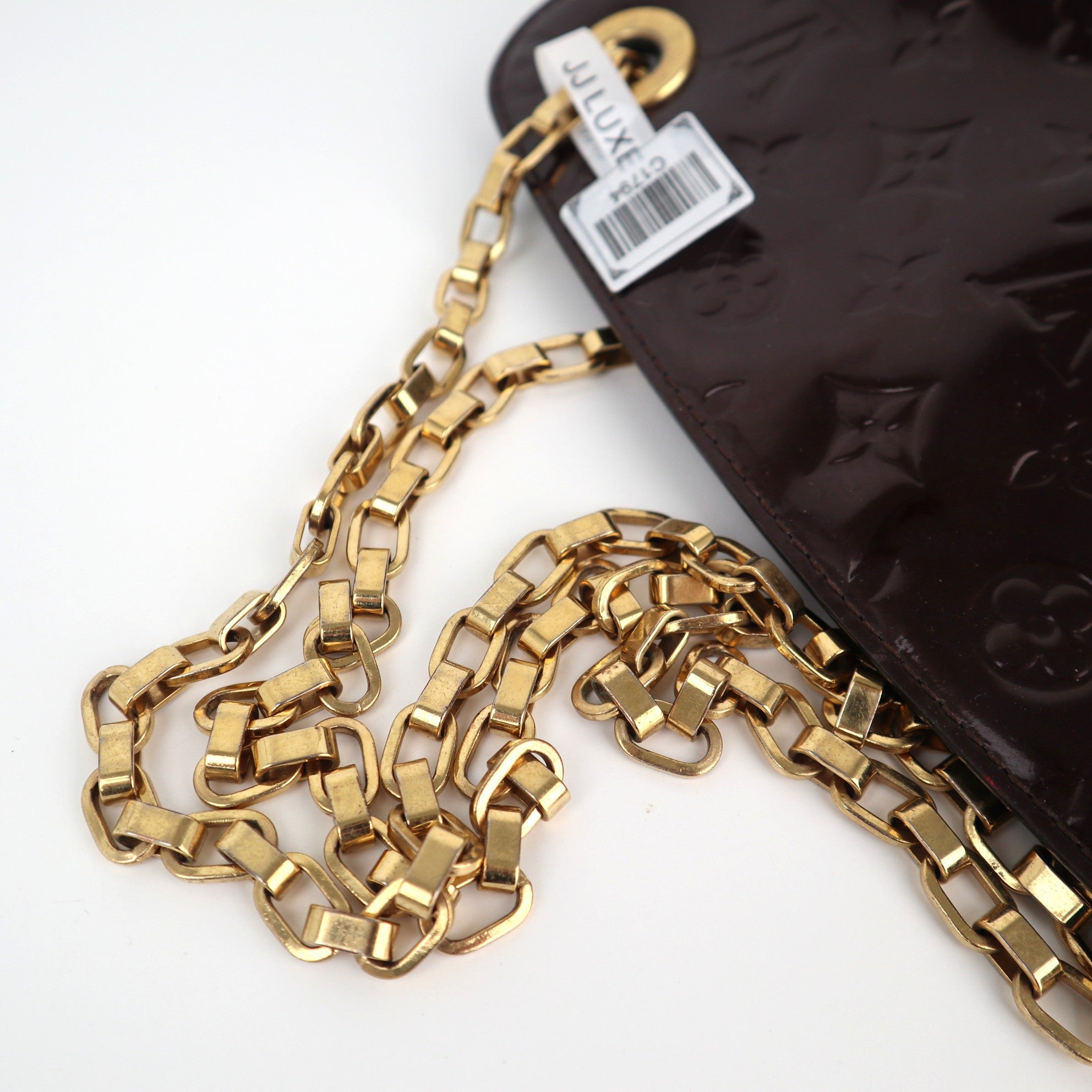 Louis Vuitton Monogram Vernis Virginia Shoulder Bag C1794 | Pre-Owned Very Good Brown Monogram, Vernis Canvas, Leather