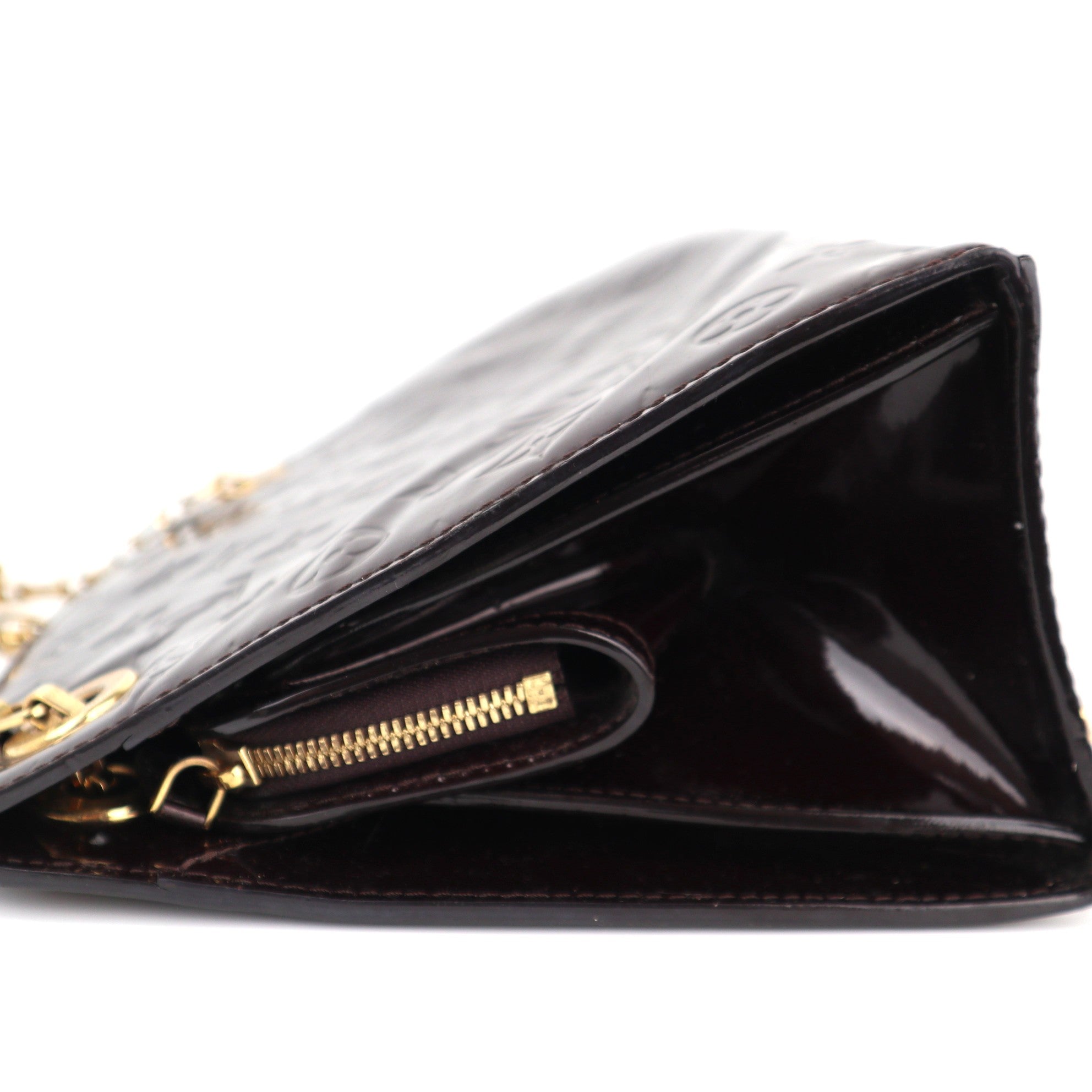 Louis Vuitton Monogram Vernis Virginia Shoulder Bag C1794 | Pre-Owned Very Good Brown Monogram, Vernis Canvas, Leather