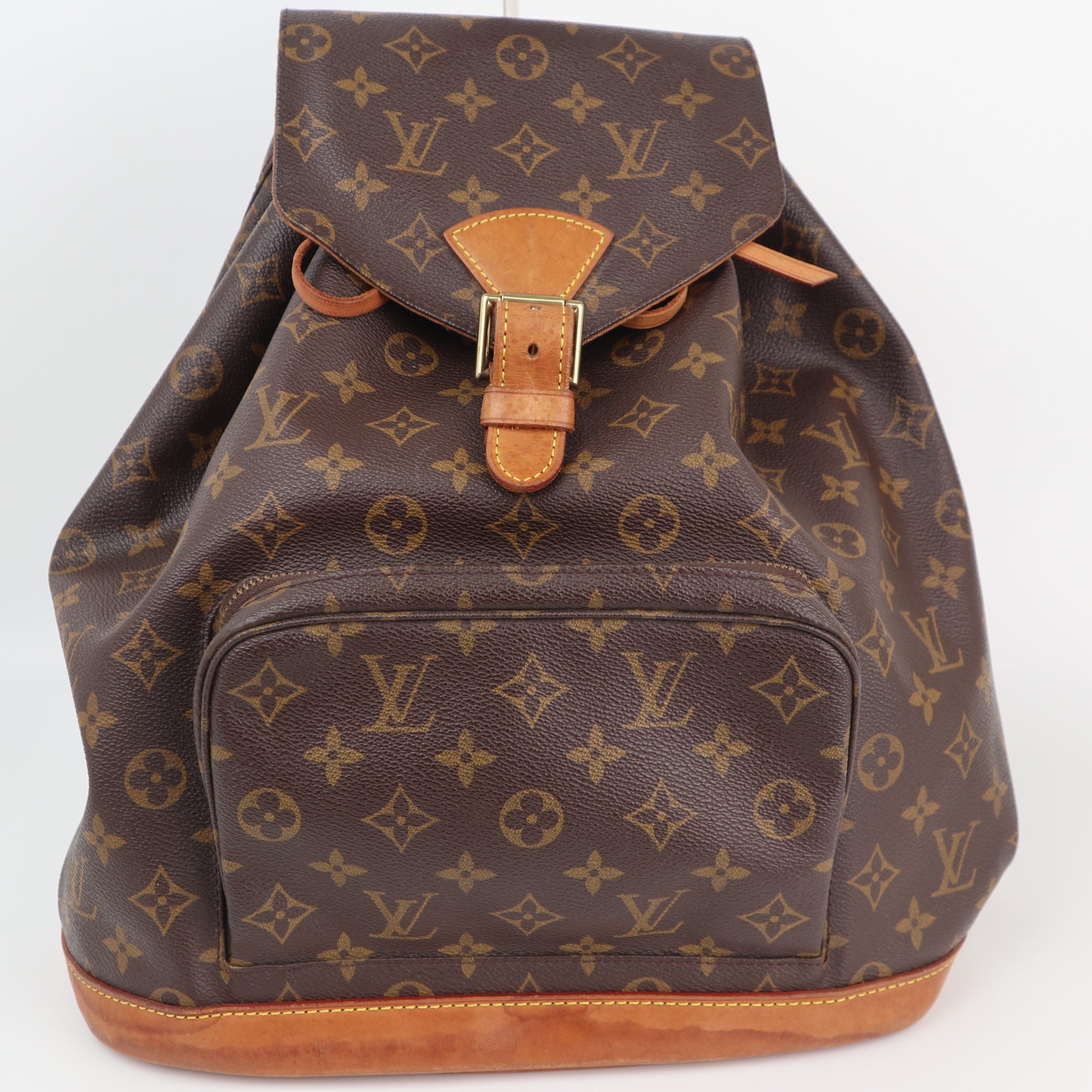 Louis Vuitton Monogram Montsouris Backpack C1797 | Pre-Owned Very Good Brown Monogram Canvas