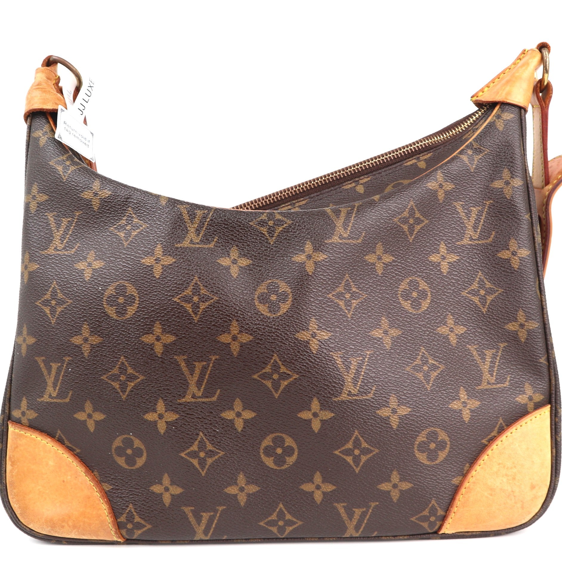 Louis Vuitton Monogram Boulogne Shoulder Bag C1801 | Pre-Owned Good Brown Monogram Canvas