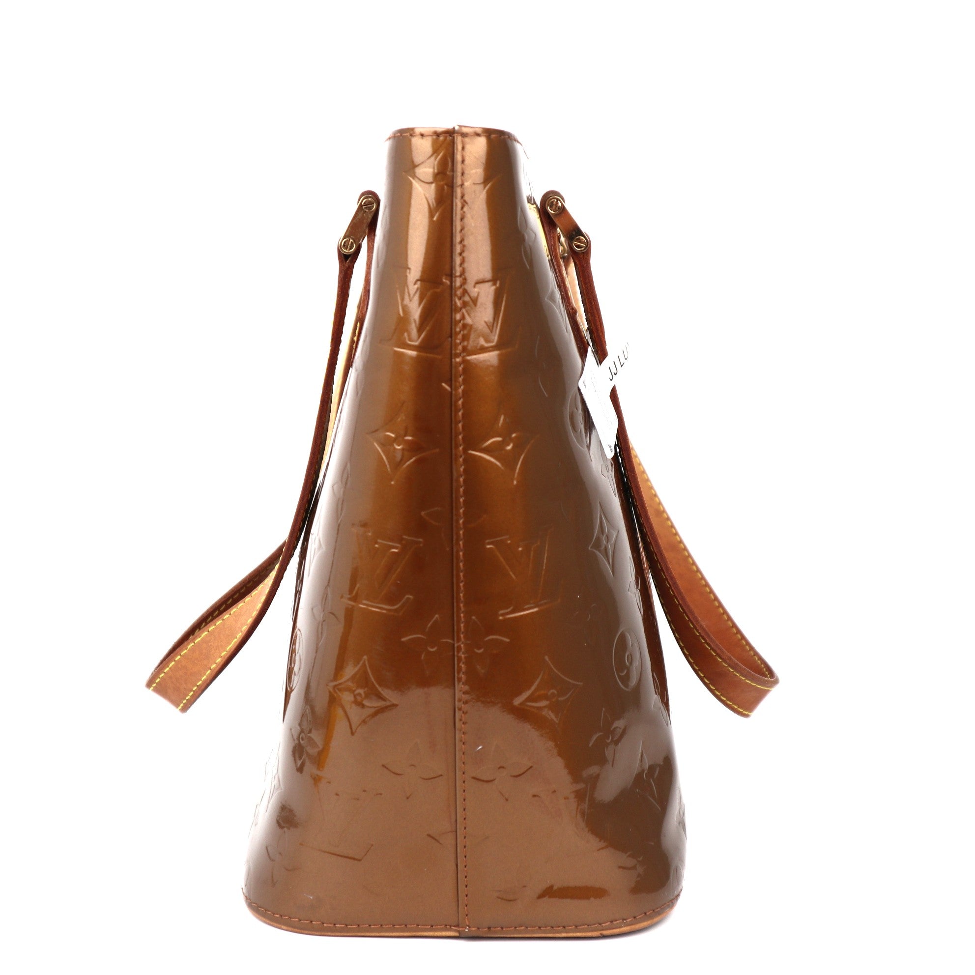 C1197 Louis Vuitton Bronze Monogram Vernis Houston Bag-Pre Owned