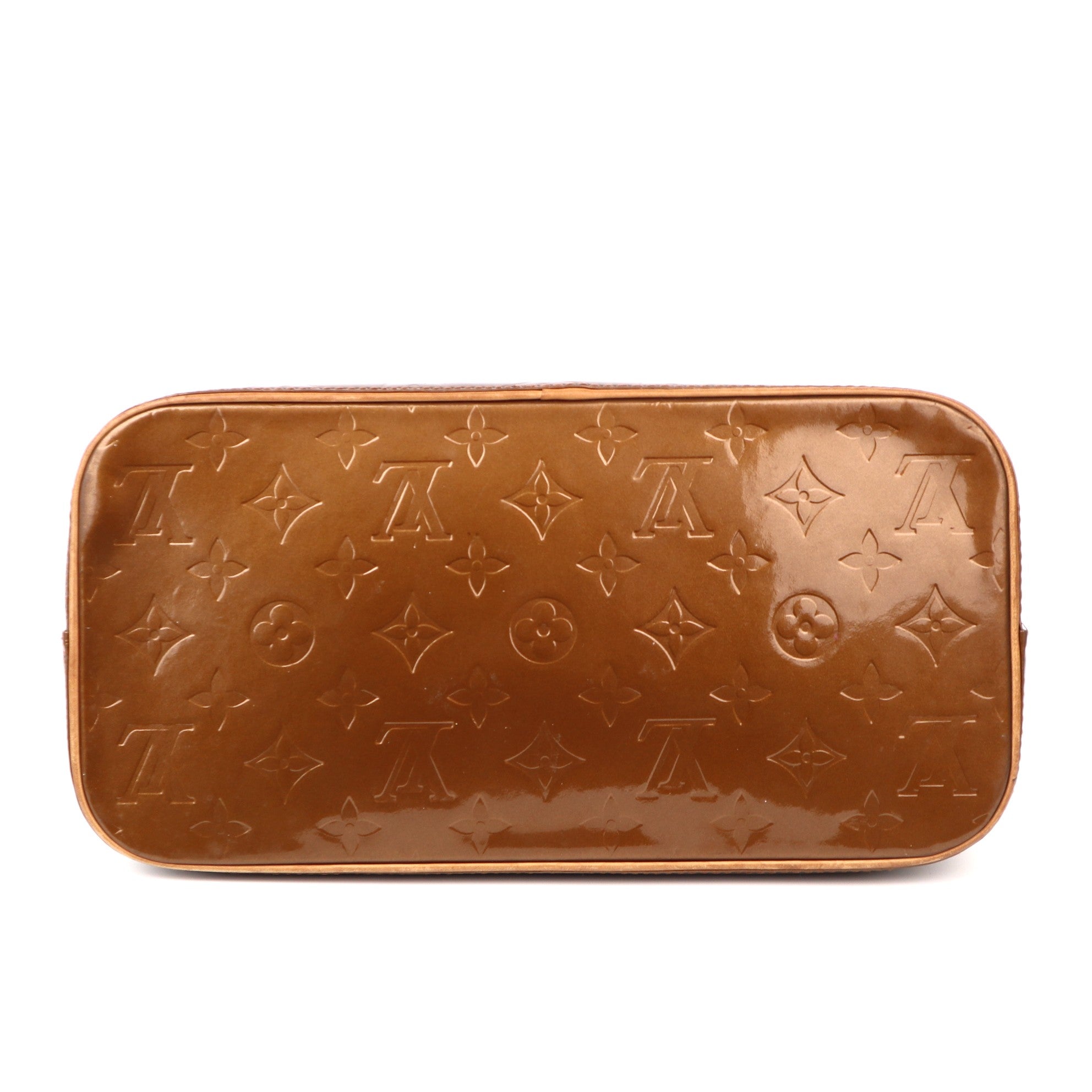 C1197 Louis Vuitton Bronze Monogram Vernis Houston Bag-Pre Owned