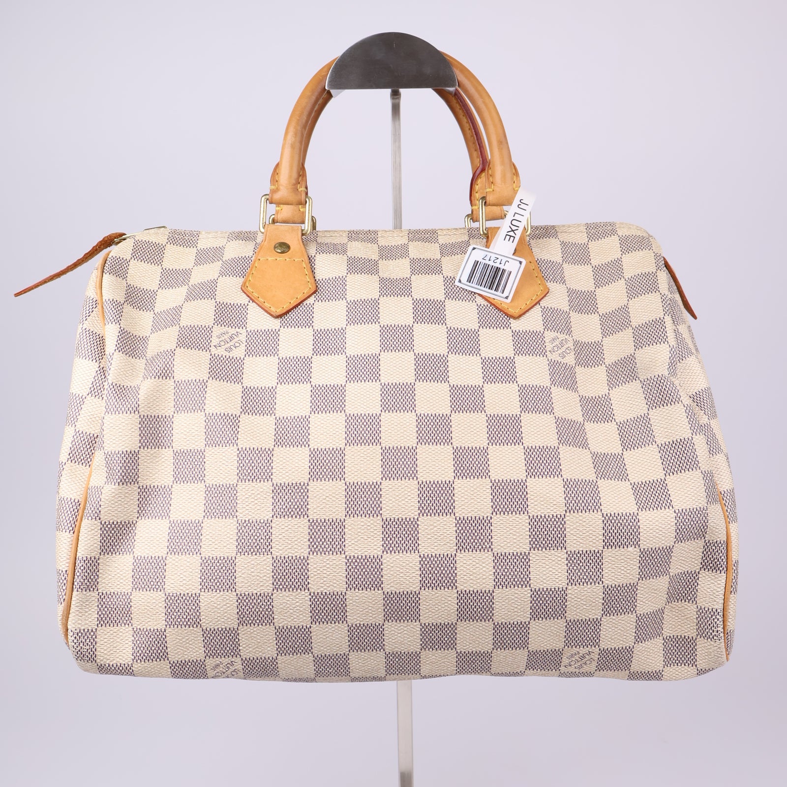 J1217 LOUIS VUITTON Damier Azur Speedy Bandouliere 30 Bag- Pre Owned
