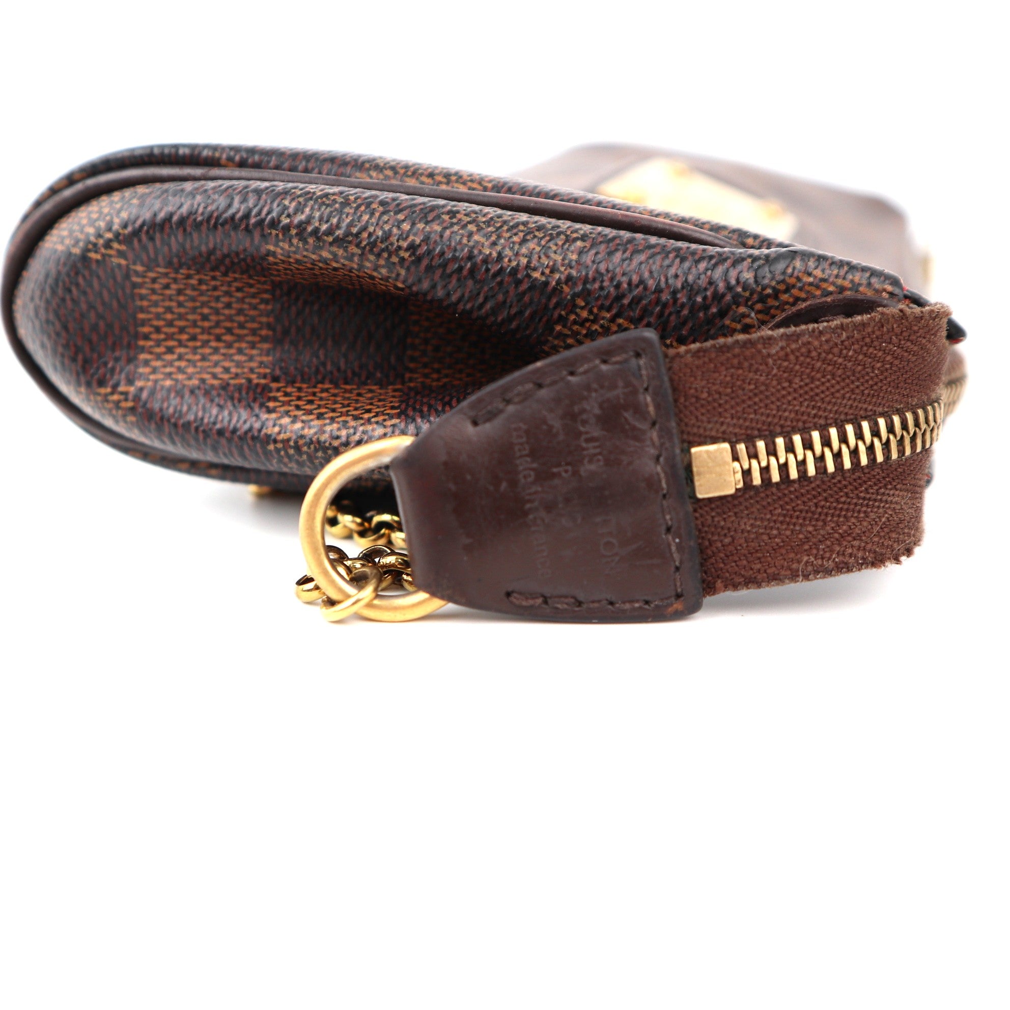 C1187 Louis Vuitton Damier Canvas Eva Clutch Bag-Pre Owned