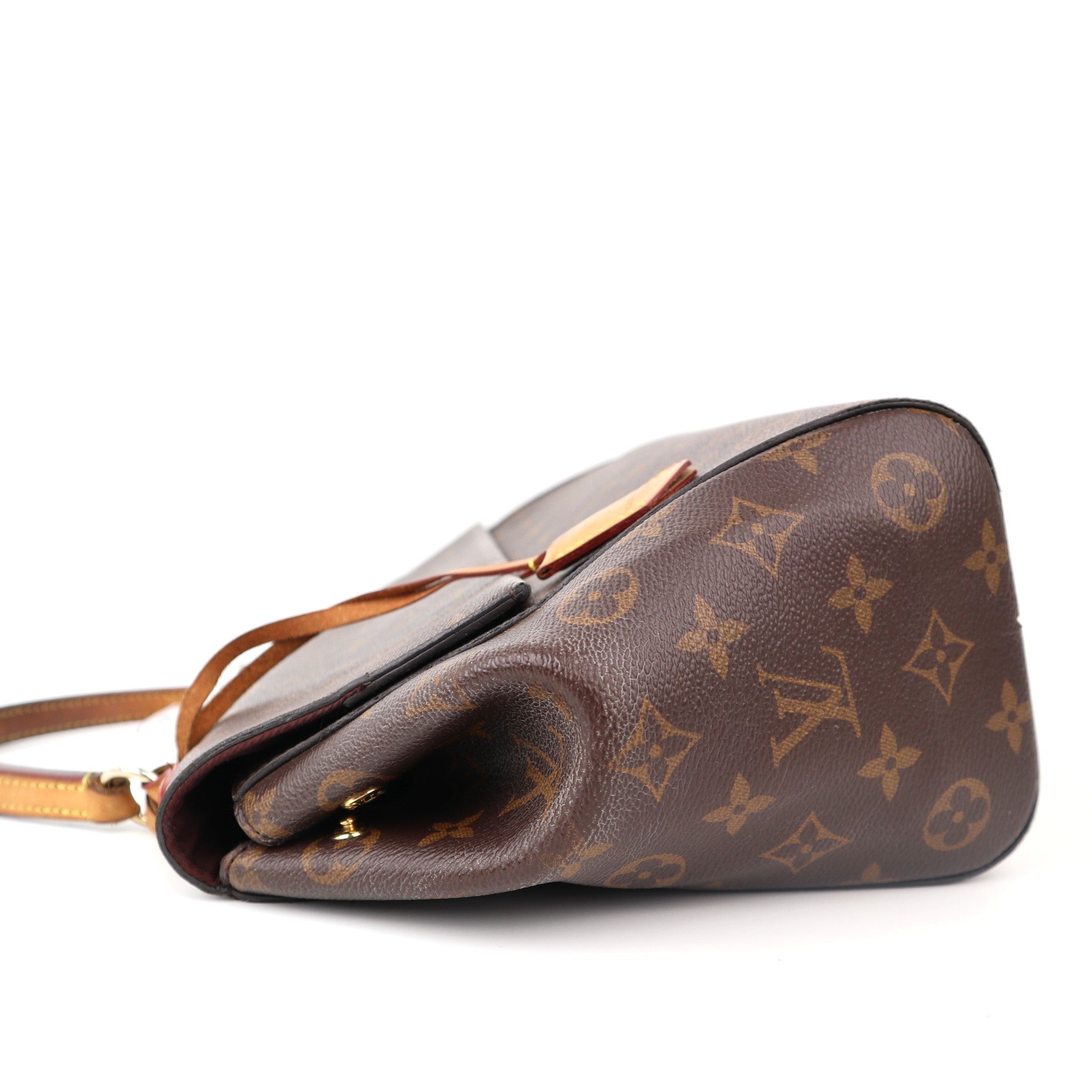 C1203 Louis Vuitton Cluny Top Handle Bag Monogram-Pre Owned