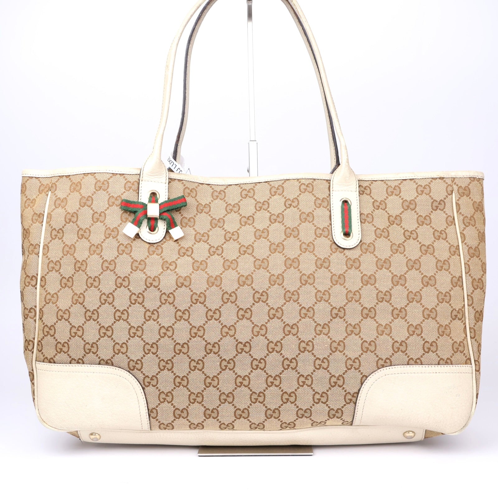 J1200 Gucci Princy Tote GG Canvas Bag- Pre Owned
