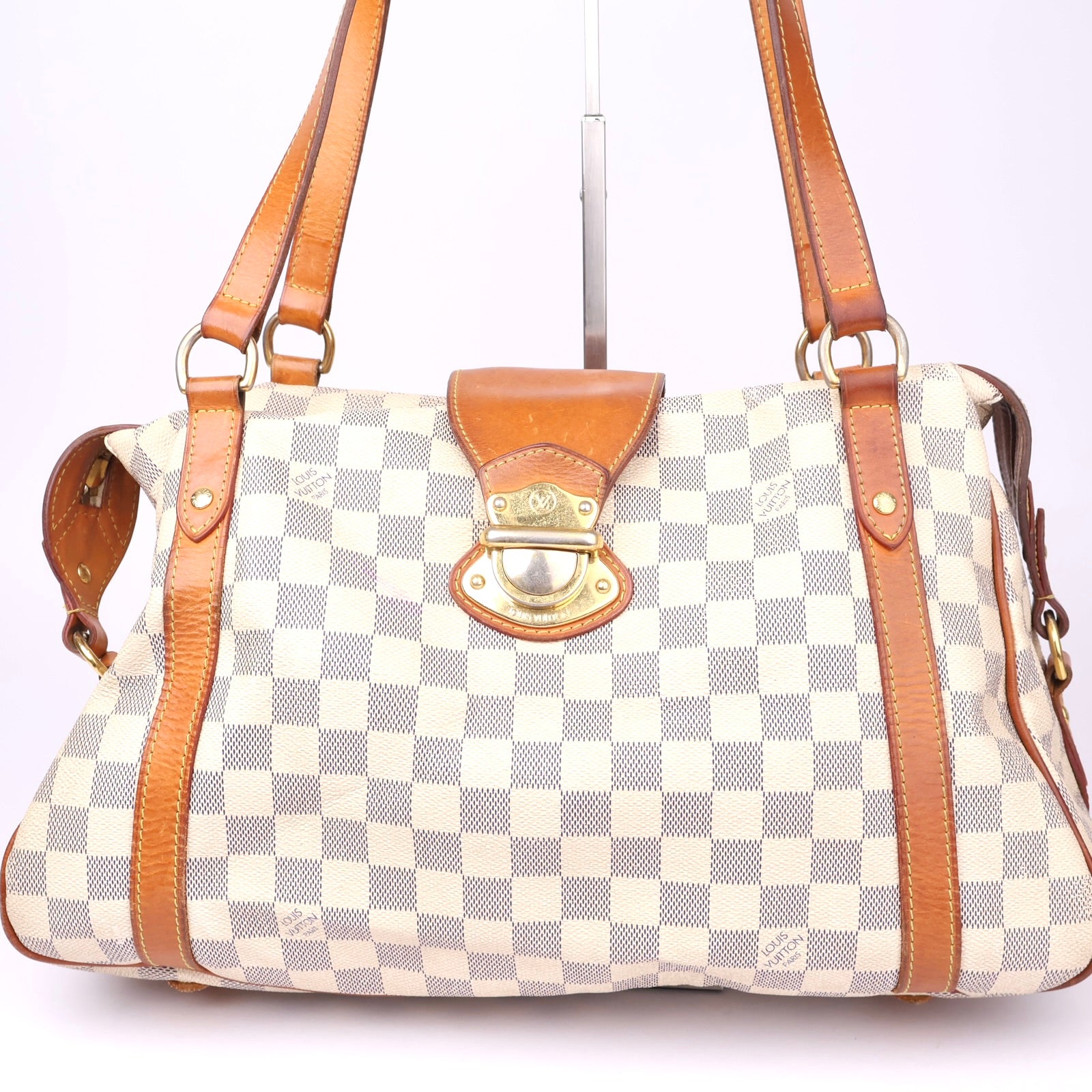 J1203 Louis Vuitton Damier Azur Canvas Stresa PM Bag- Pre Owned