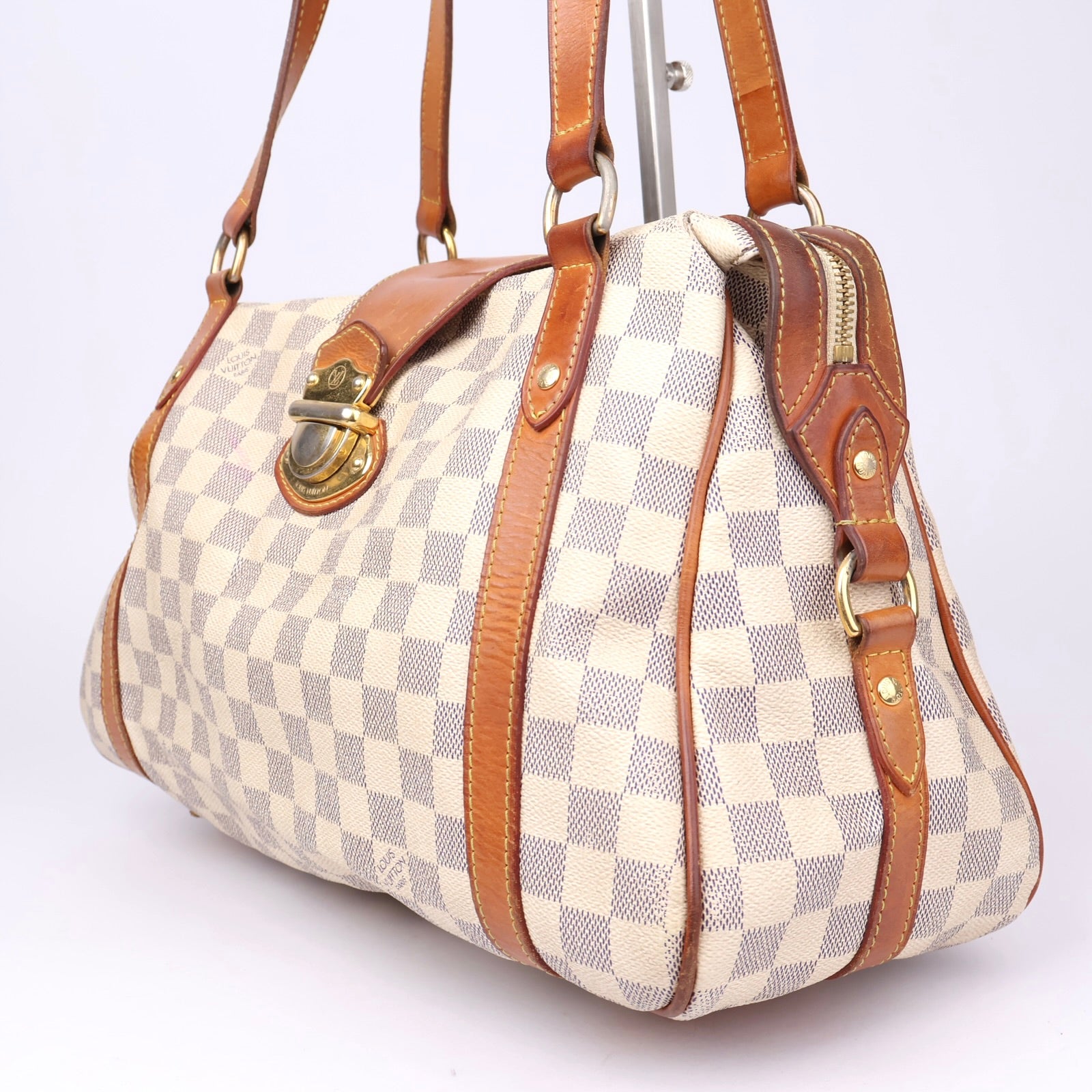 J1203 Louis Vuitton Damier Azur Canvas Stresa PM Bag- Pre Owned