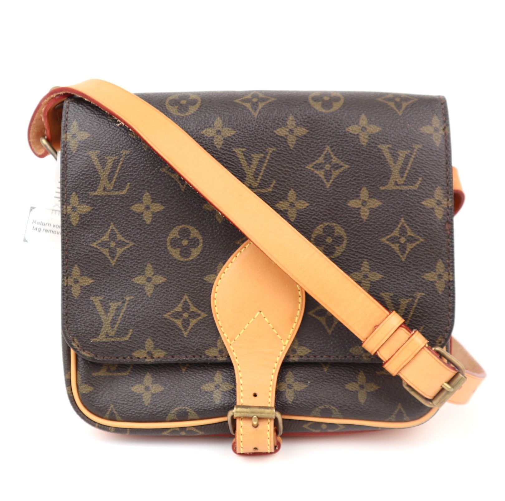 C1209R Louis Vuitton Monogram Canvas Cartouchiere MM Bag-Pre Owned