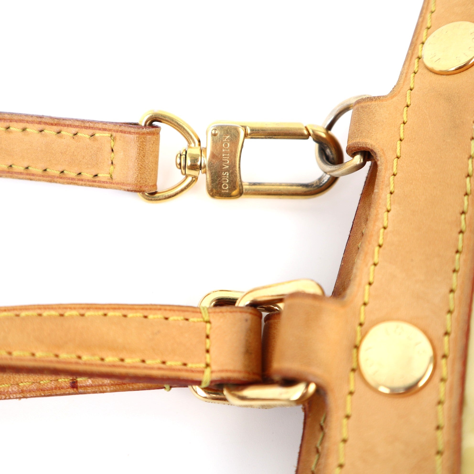 C1212 Louis Vuitton Vernis Brea MM Blanc Corail -Pre Owned