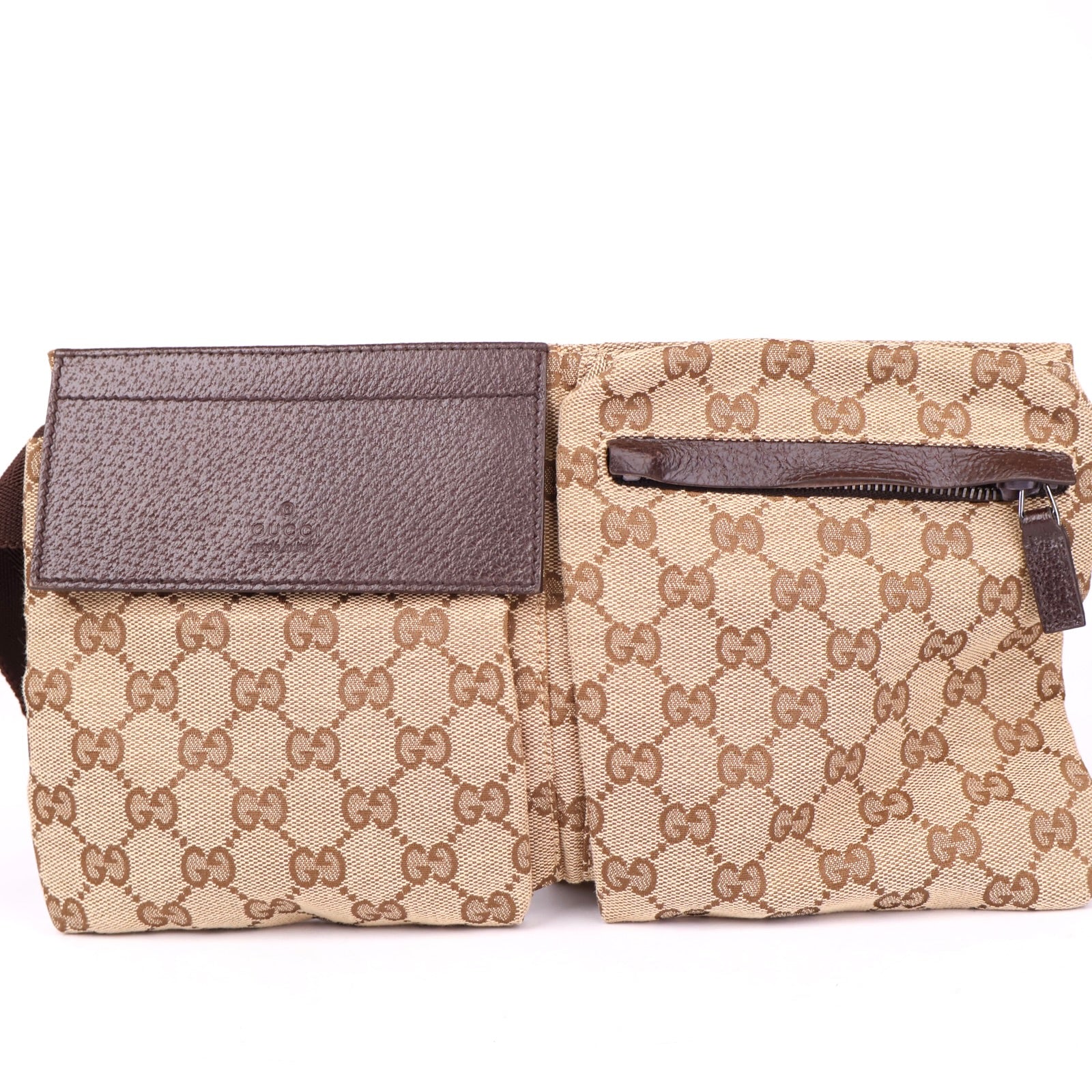J1138 Gucci GG Sherry Line Waist Bag- Pre Owned