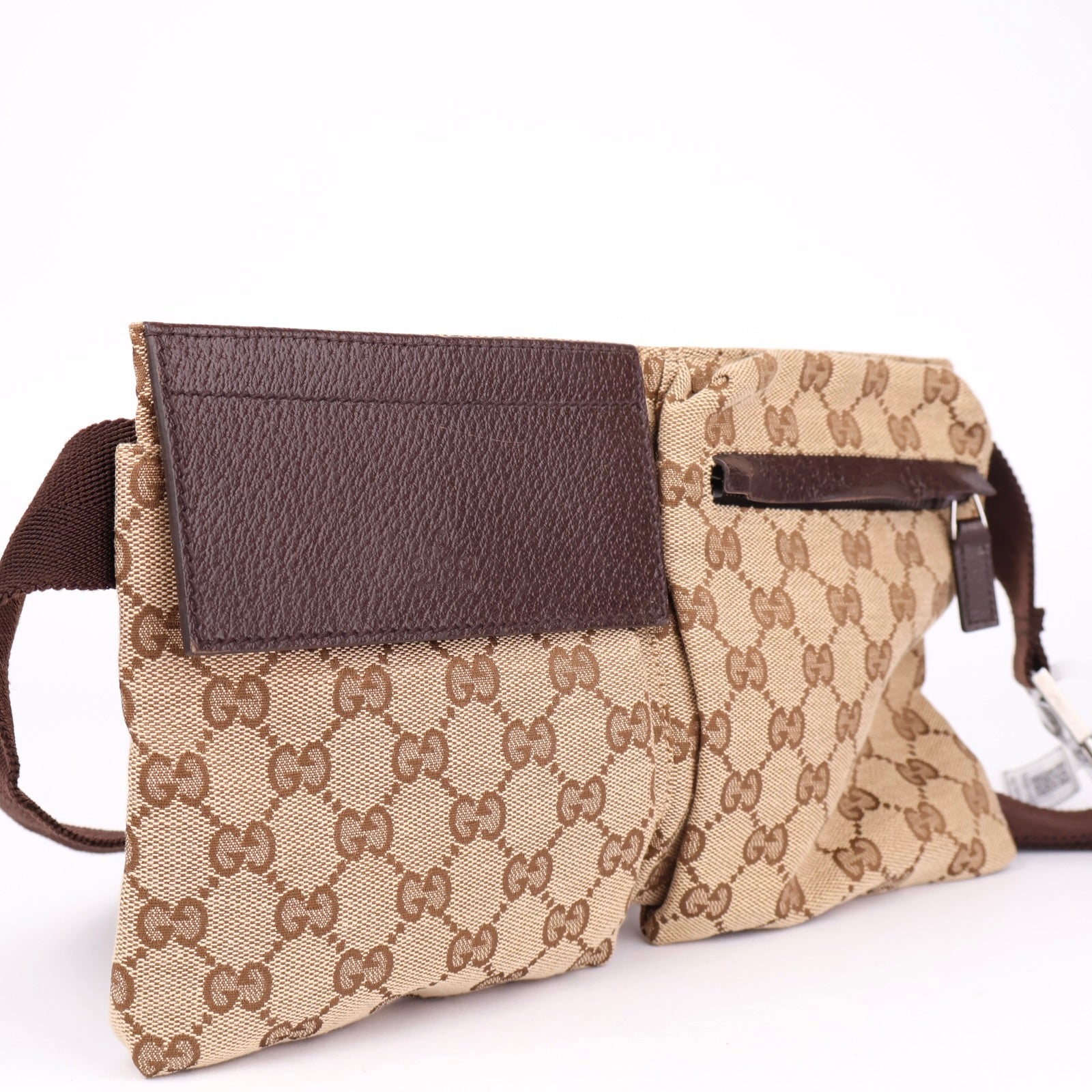 J1138 Gucci GG Sherry Line Waist Bag- Pre Owned