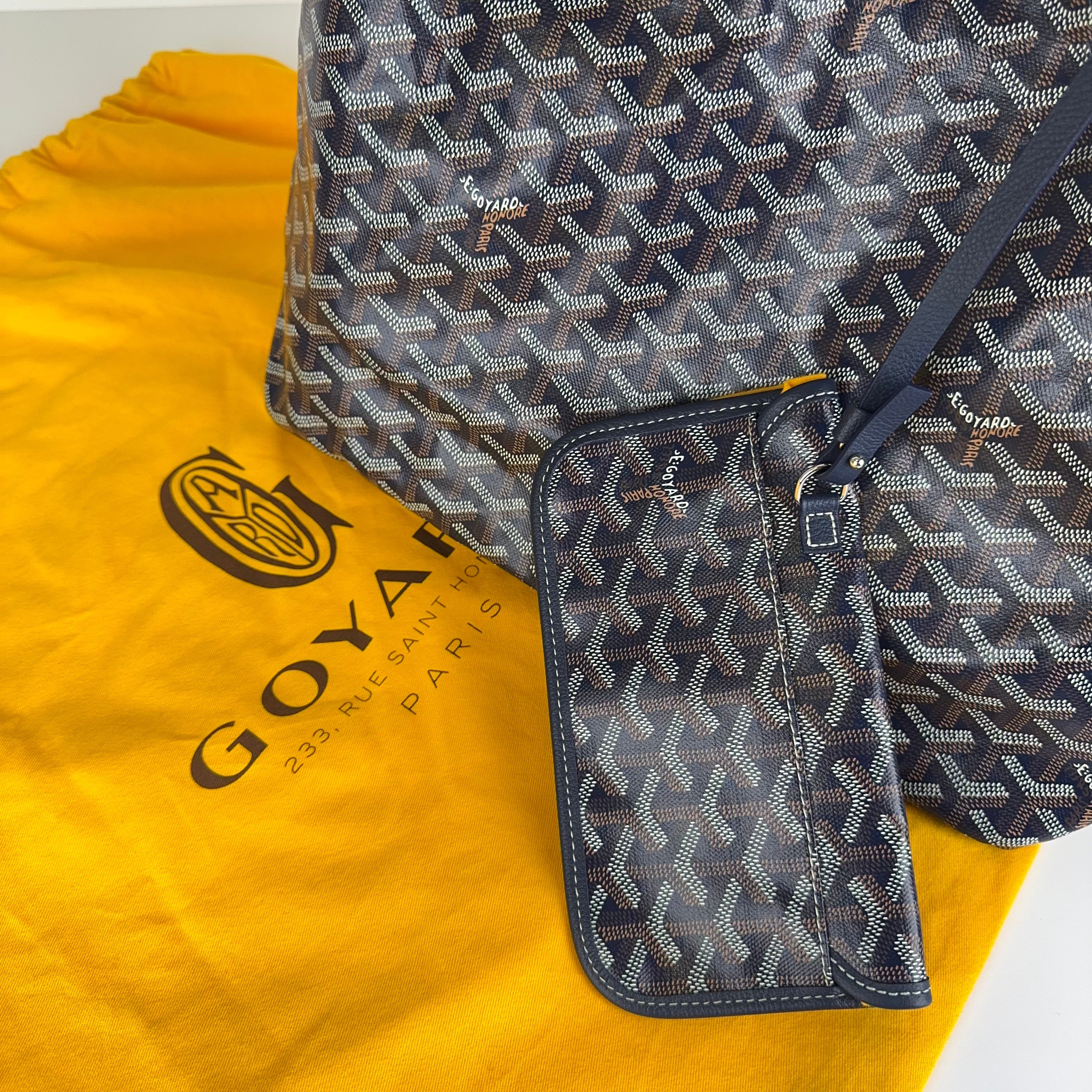 PRE OWNED - Goyard Bohem Hobo Tote Bag