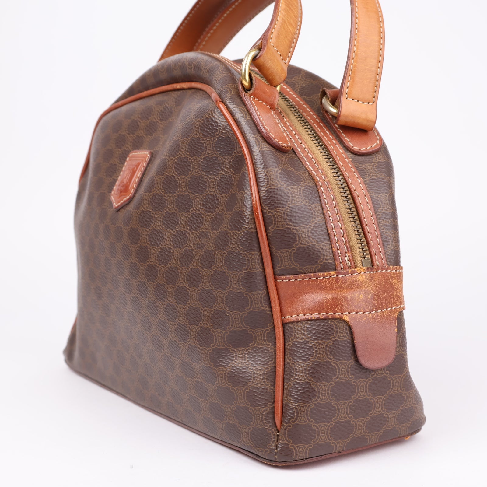 J1135 Celine Macadam Top Handle Bag- Pre Owned